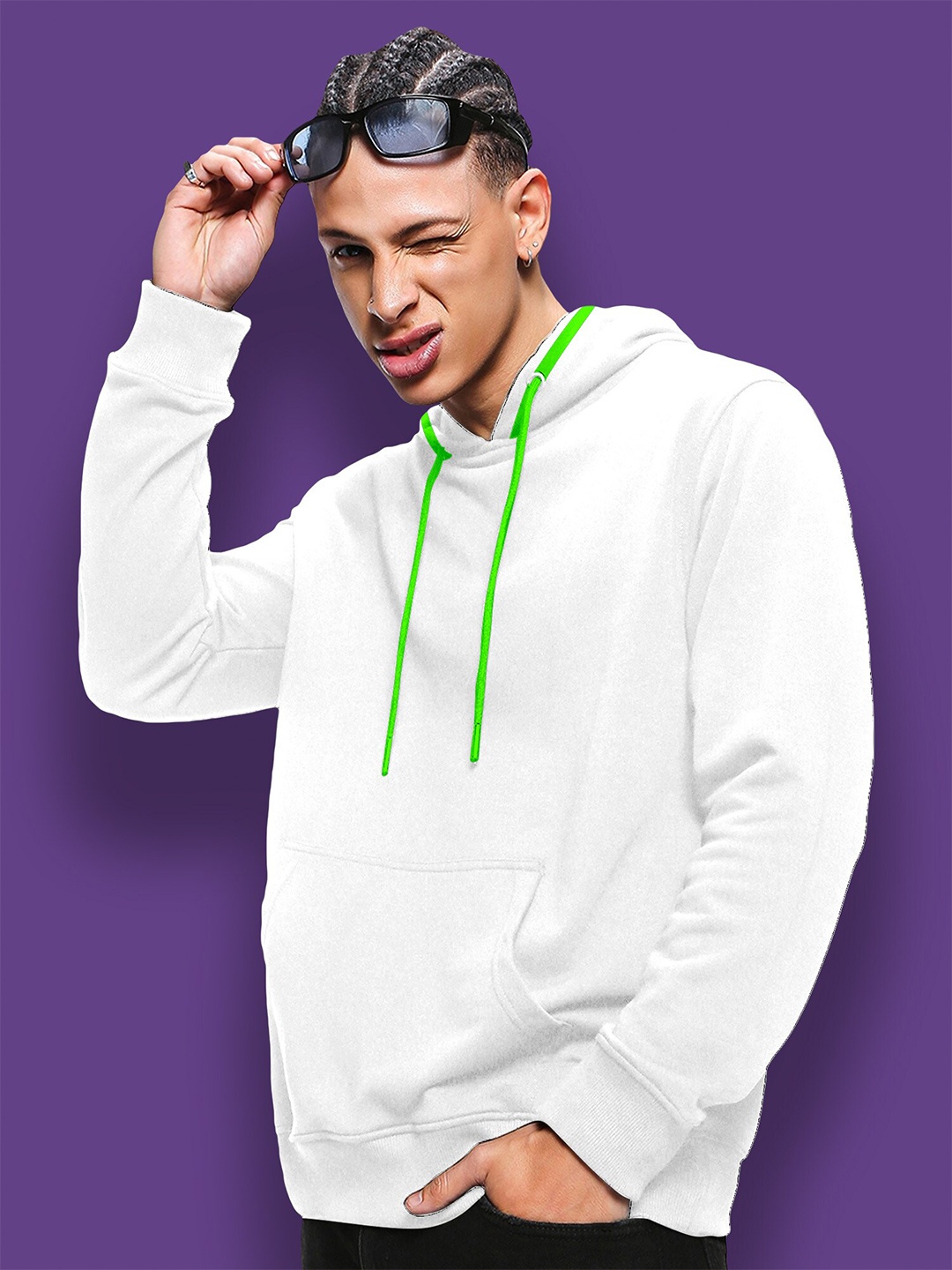 

FTX Hooded Pullover Sweatshirt, White