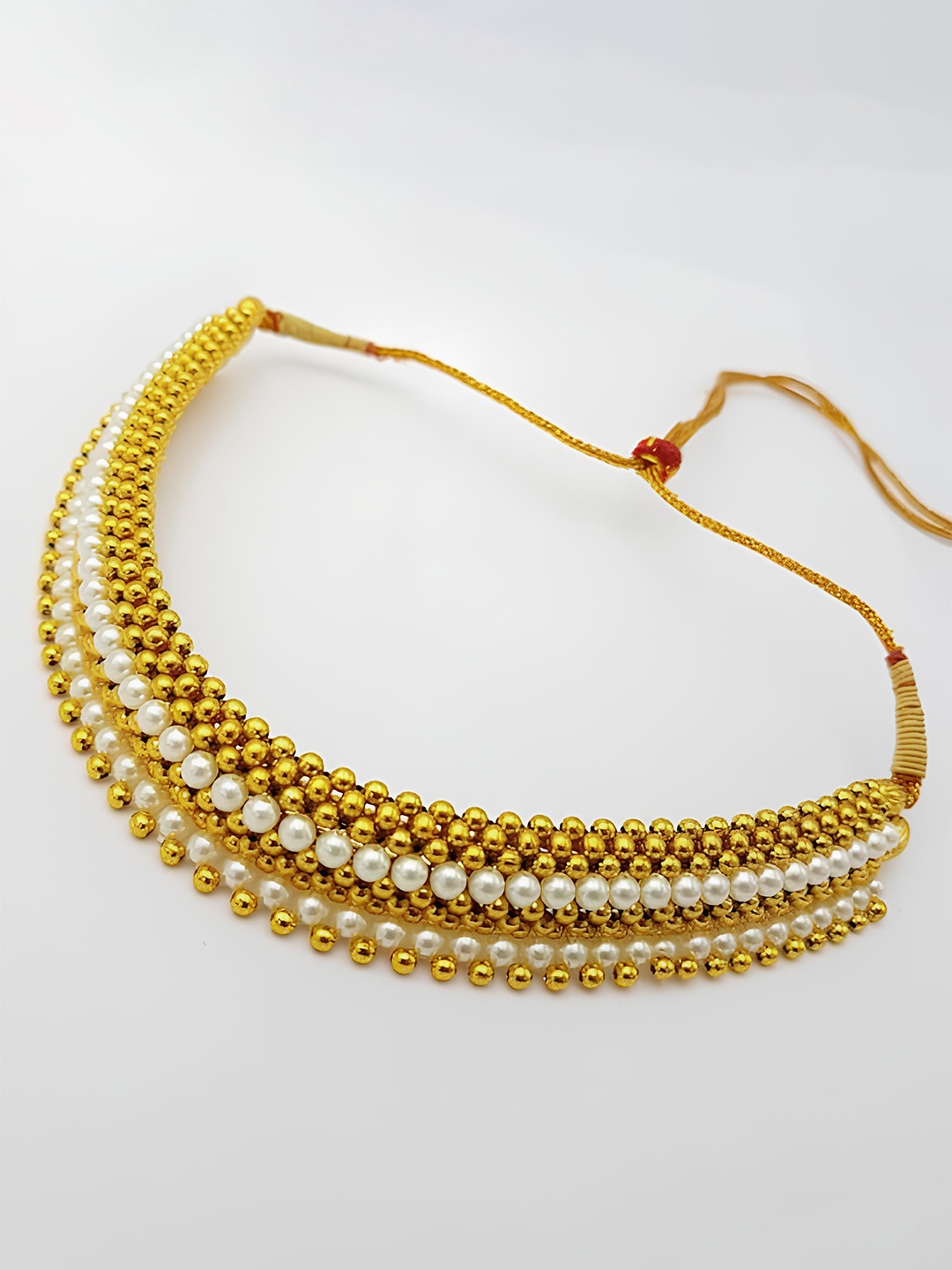 

KARISHMA KREATIONS Gold Plated Beaded Necklace