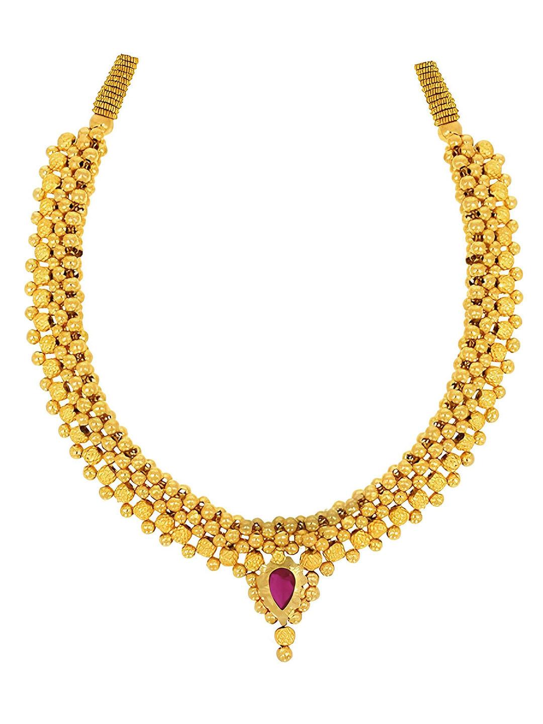 

KARISHMA KREATIONS Gold-Plated Stone-Studded Necklace