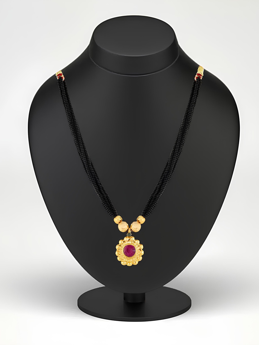 

KARISHMA KREATIONS Gold Plated Beaded Mangalsutra