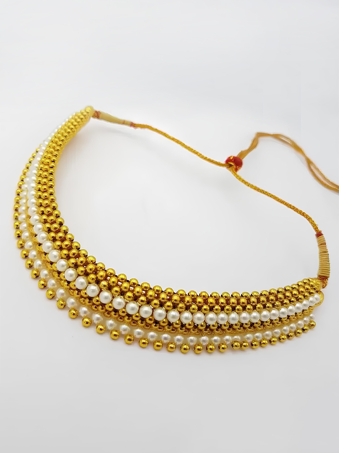 

KARISHMA KREATIONS Gold-Plated Beads Beaded Necklace