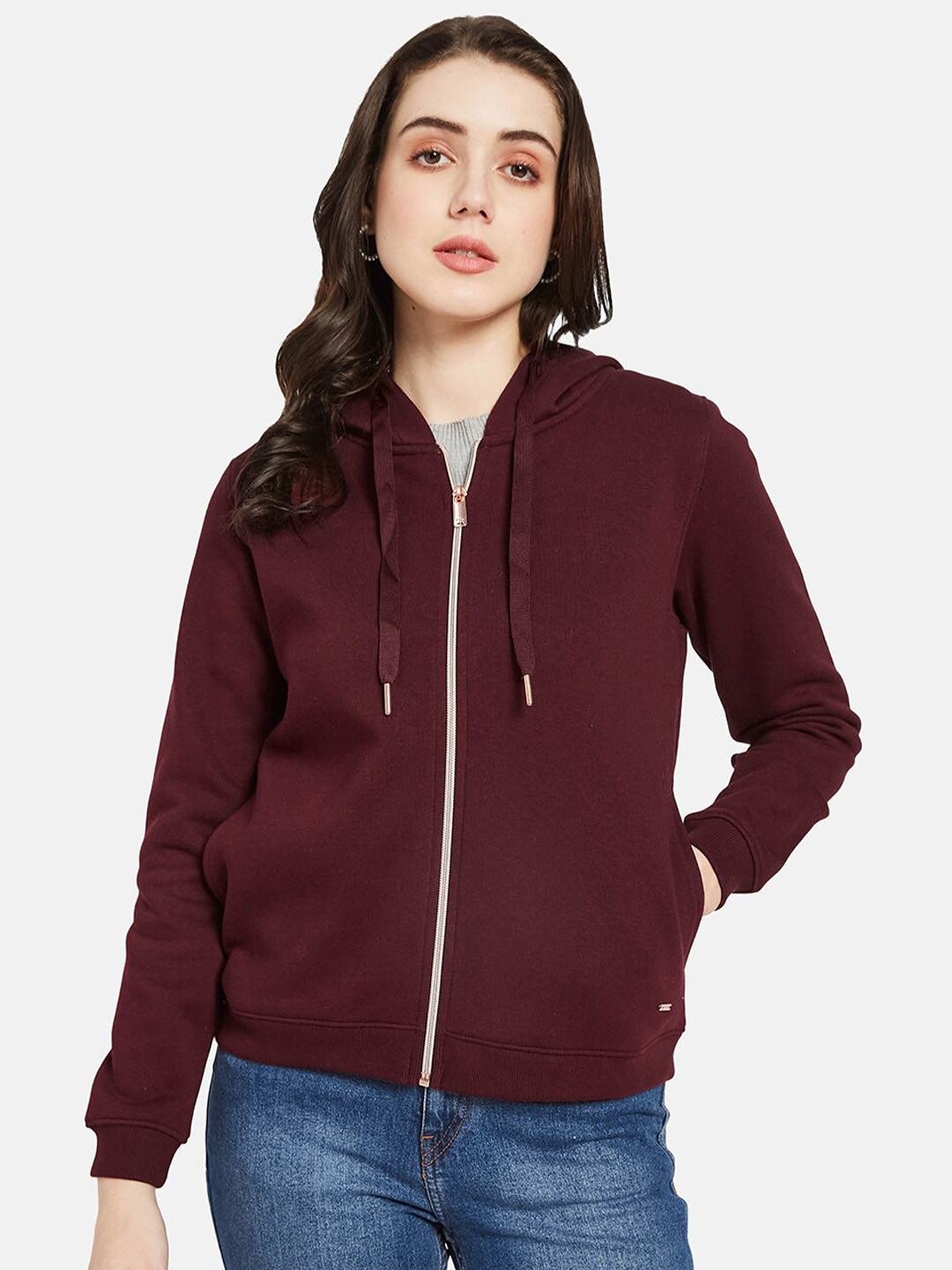 

METTLE Hooded Fleece Sweatshirt, Maroon
