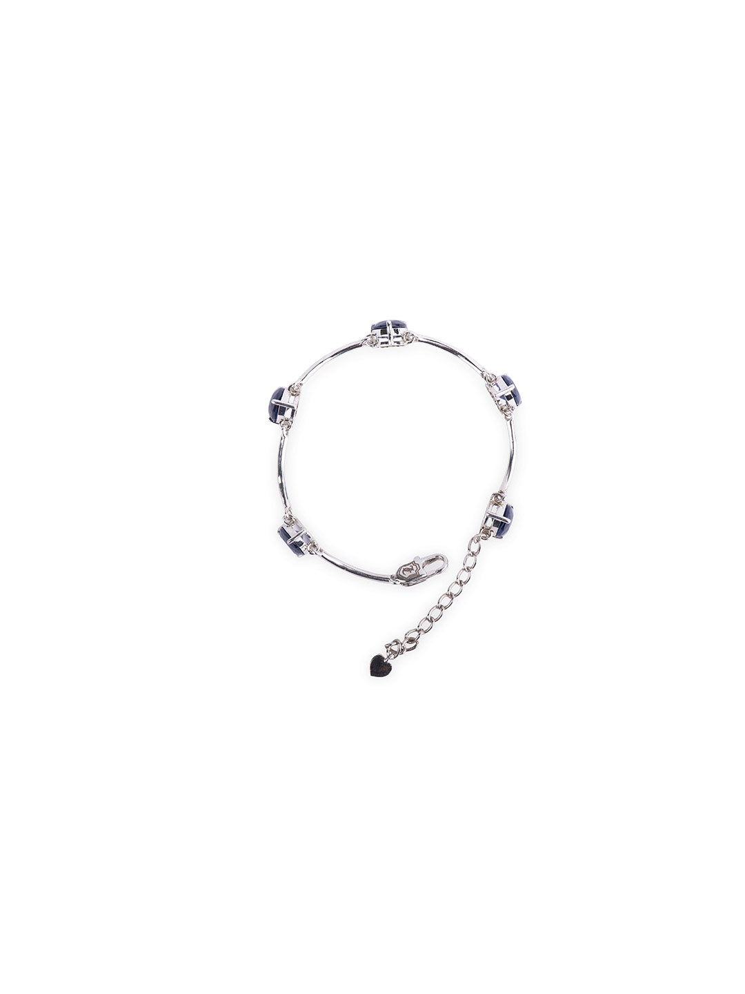 

Juicy Couture Cubic Zirconia Studded Link Bracelet, Silver