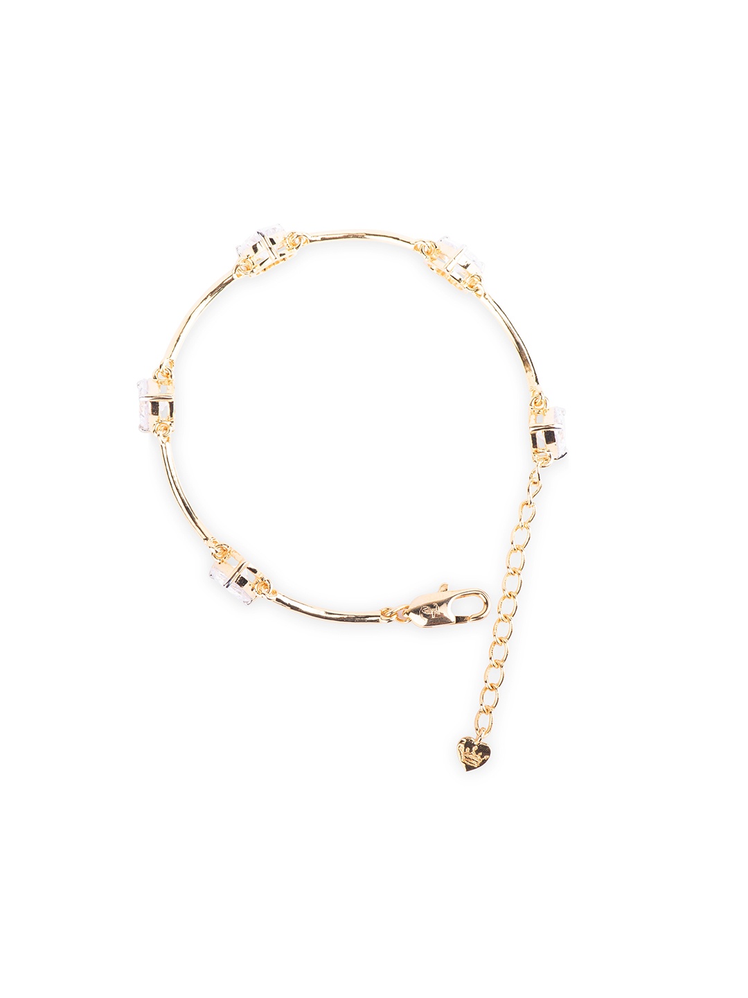 

Juicy Couture Cubic Zirconia Studded Wraparound Bracelet, Gold