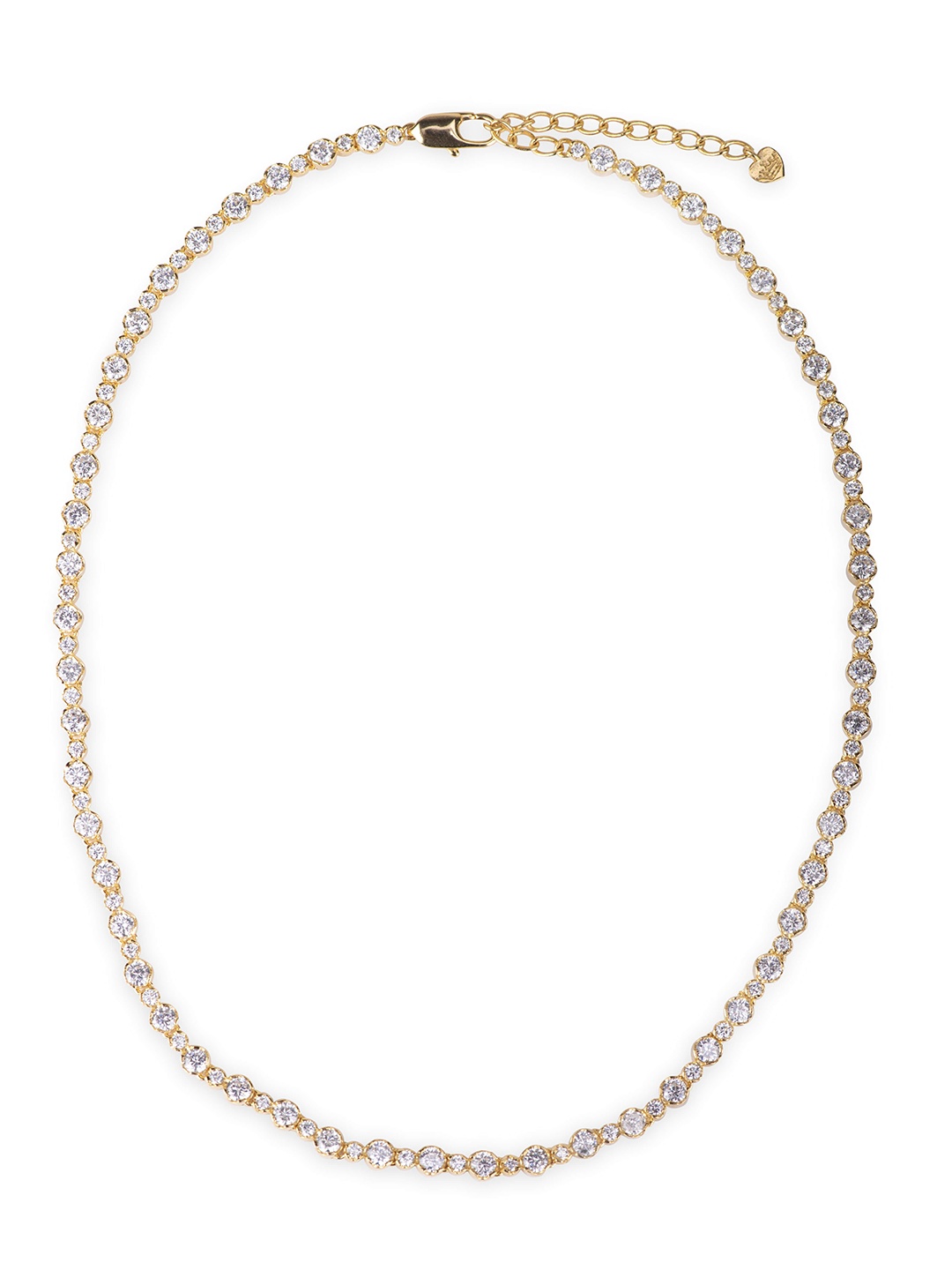 

Juicy Couture Cubic Zirconia Studded Necklace, Gold