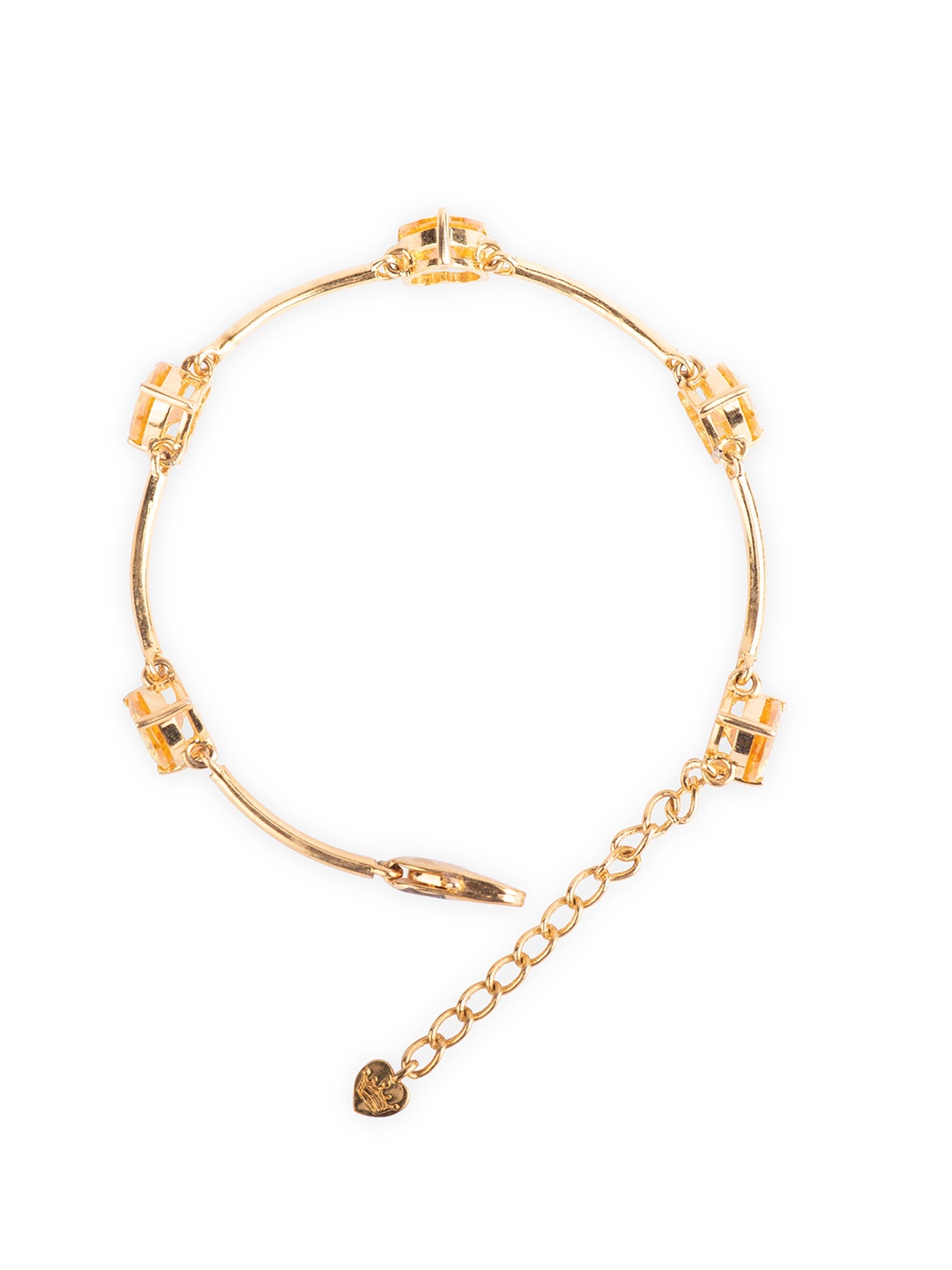 

Juicy Couture Gold-Toned Cubic Zirconia Wraparound Bracelet