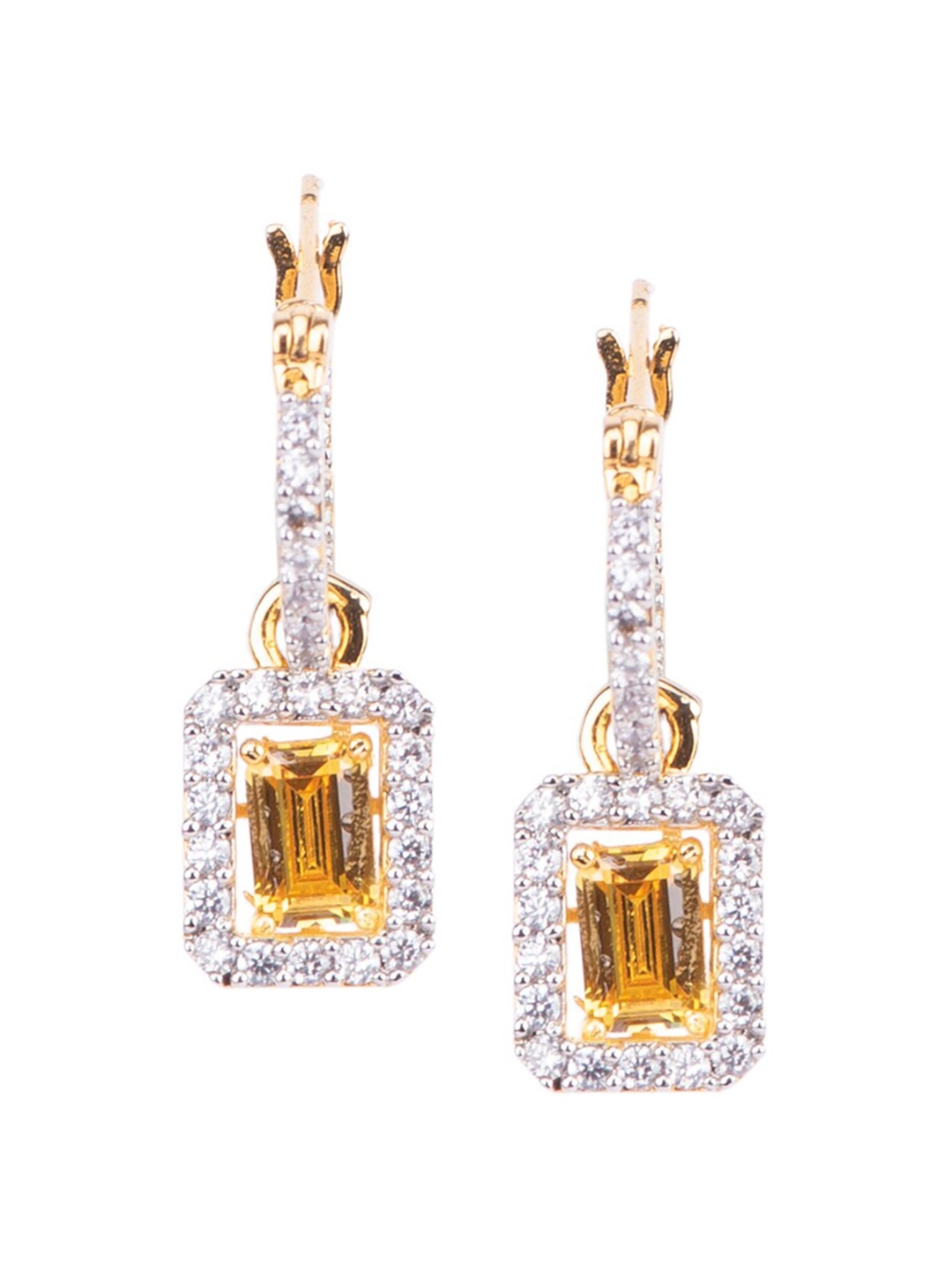 

Juicy Couture Cubic Zirconia Contemporary Hoop Earrings, Gold