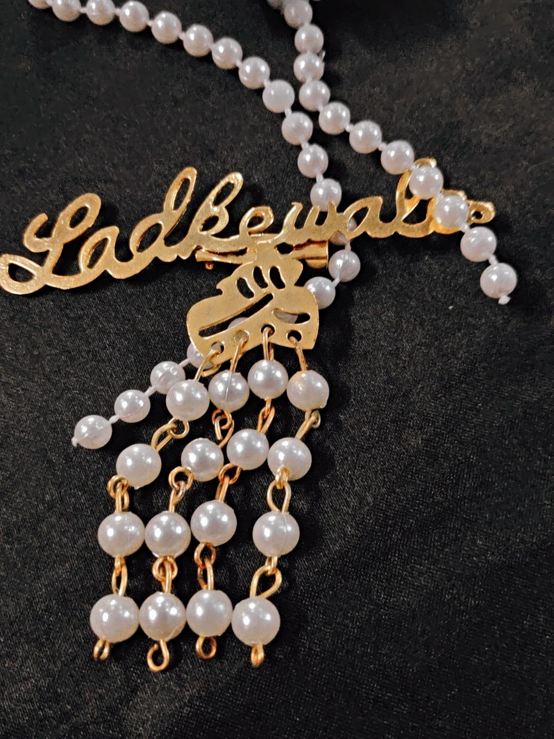 

Proplady Set Of 4 Embellished Statement Beaded Brooch, Gold