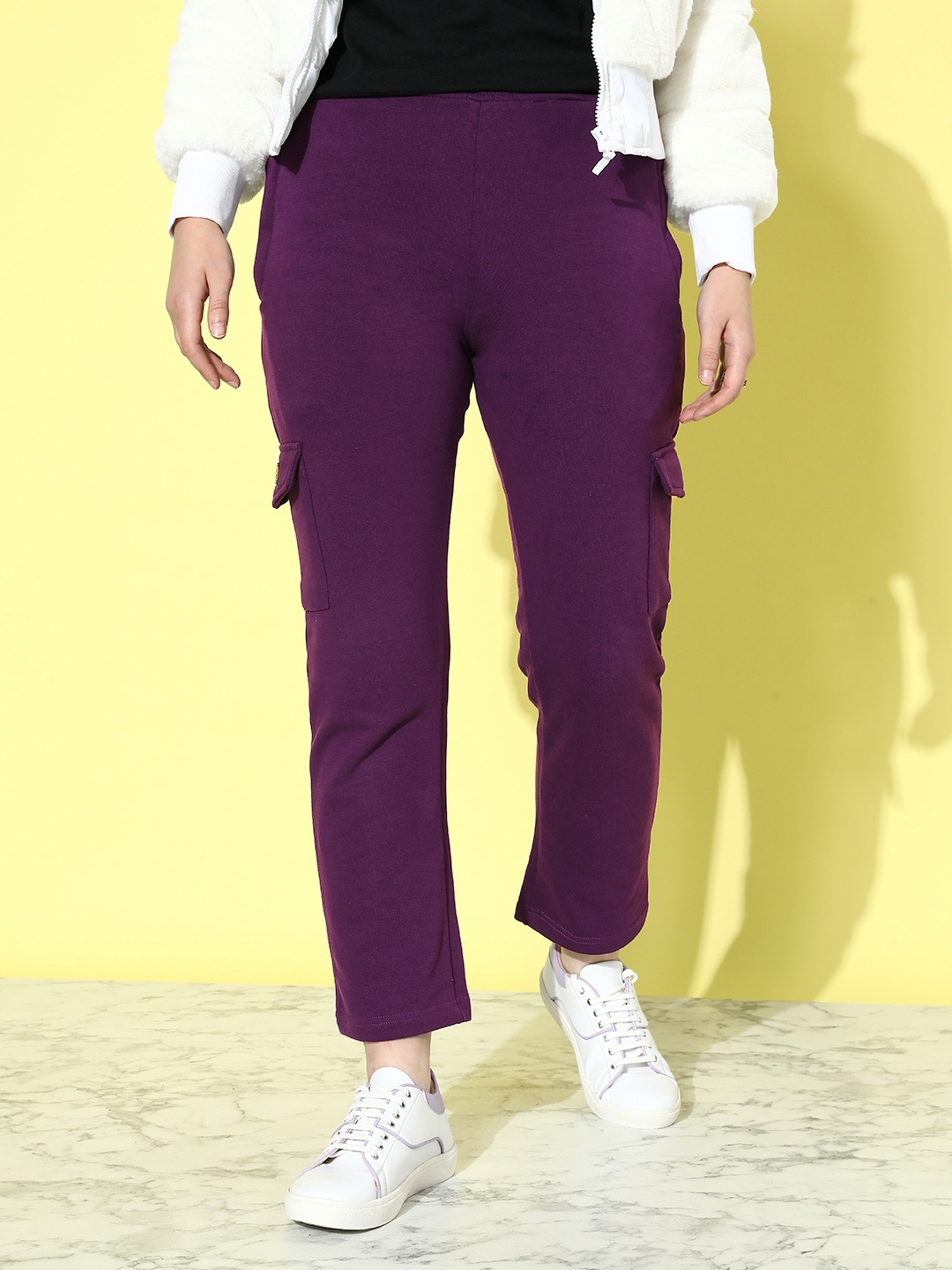 

Stormborn Women Cargos Trousers, Purple