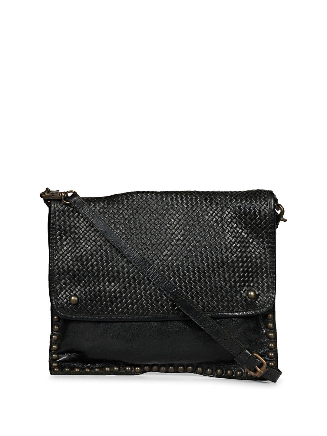 

Favore Leather Swagger Sling Bag, Black