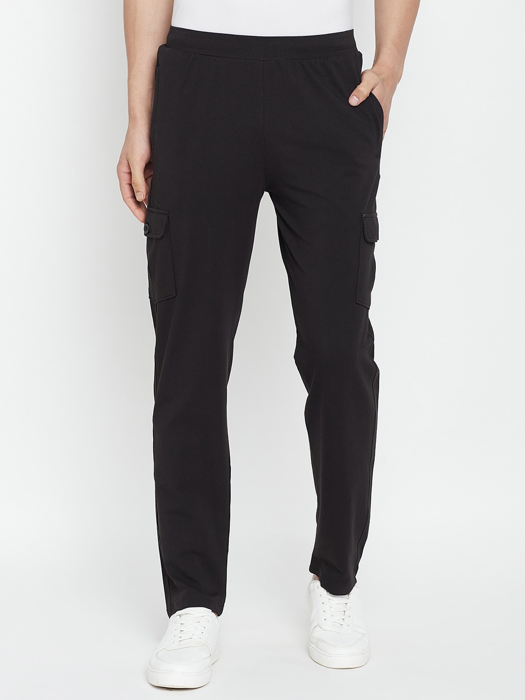 

Okane Men Regular Fit Track Pants, Black