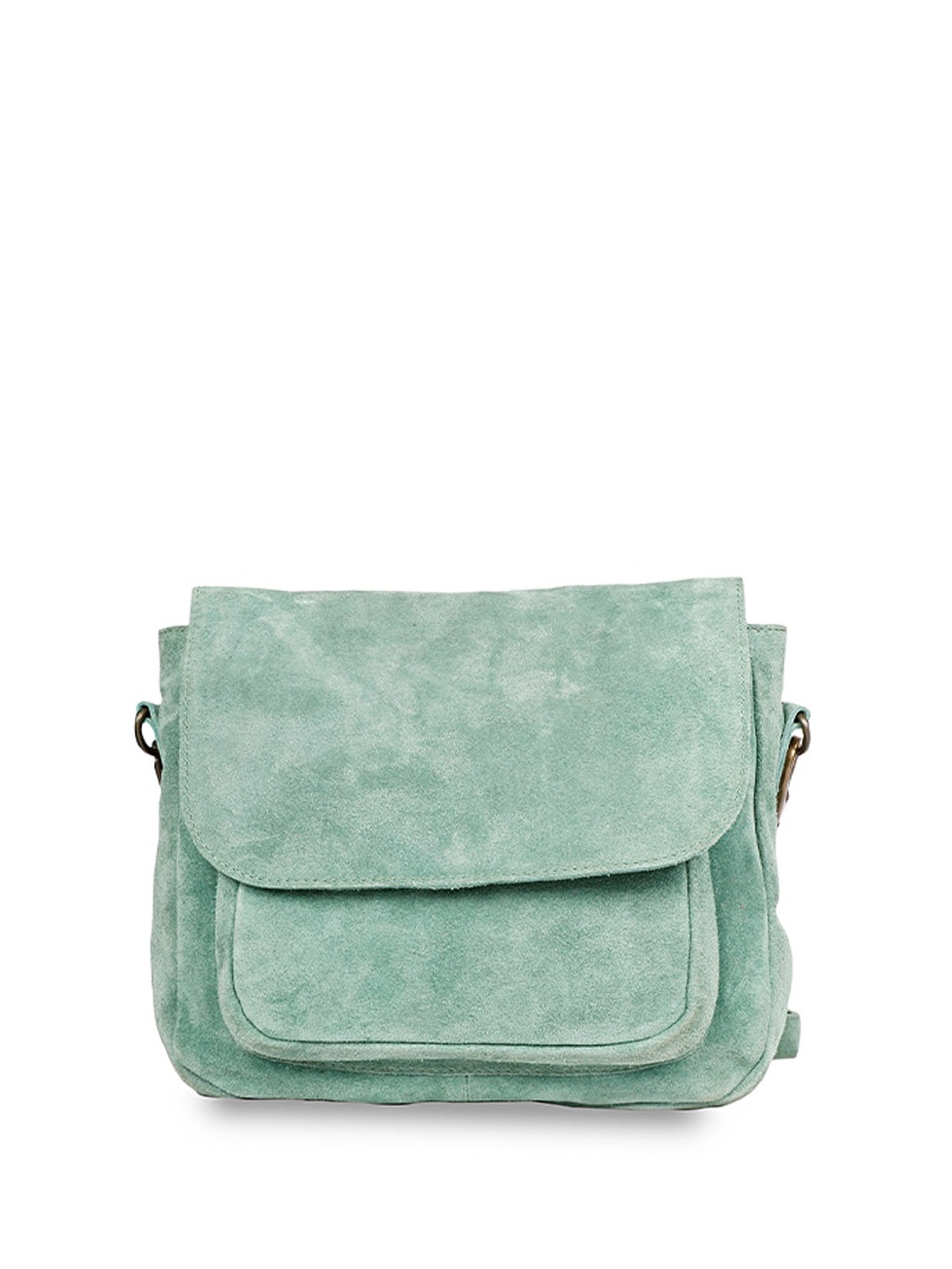 

Favore Leather Structured Sling Bag, Green