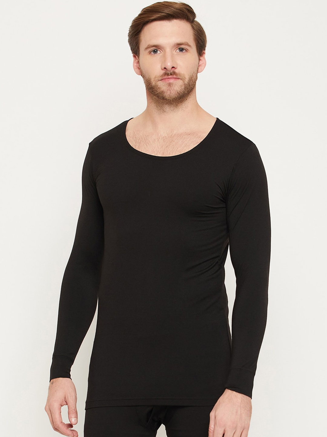 

NEVA Round Neck Skin Fit Thermal Top, Black
