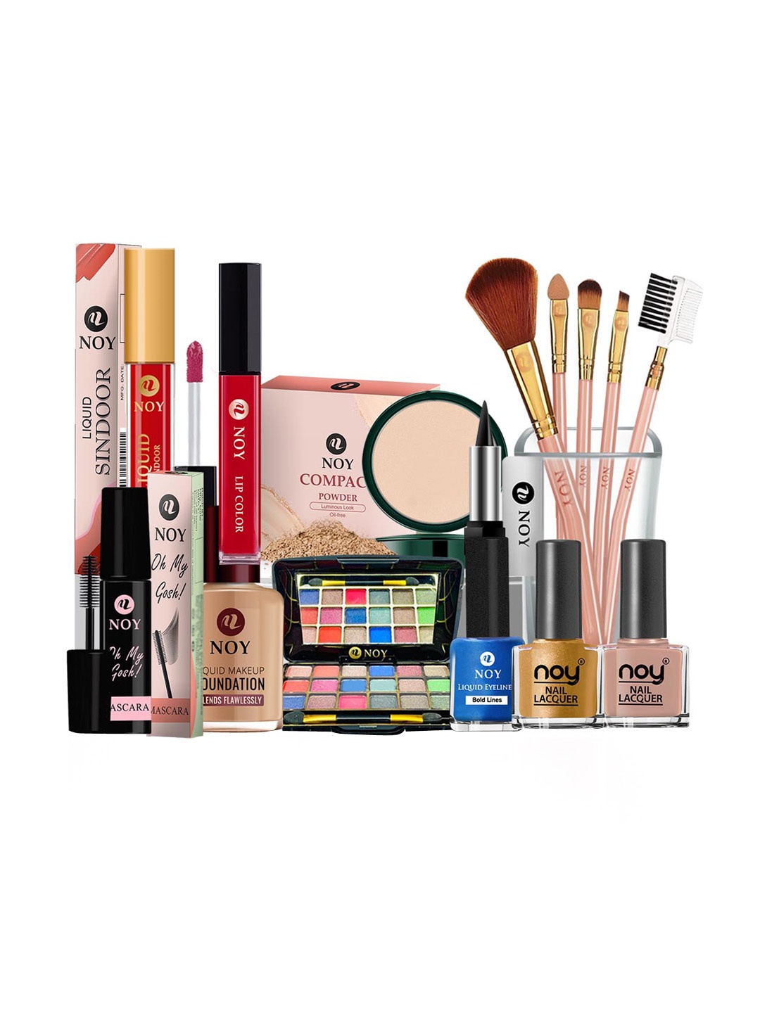 

NOY Icona Makeup Combo - Iconic Fusion For Unforgettable Beauty - Combo No. 1125, Multi
