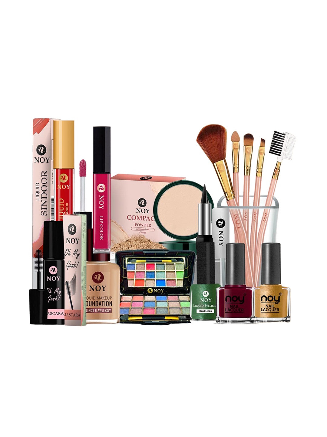 

NOY 15Pcs Luxurious Beauty Essentials - Combo No. 1489, Multi