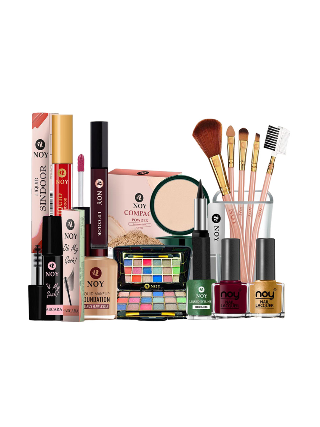 

NOY 15Pcs Luxurious Beauty Essentials - Combo No. 1486, Multi