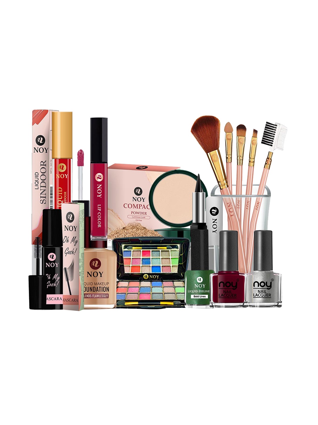 

NOY 15Pcs Luxurious Beauty Essentials - Combo No. 1492, Multi