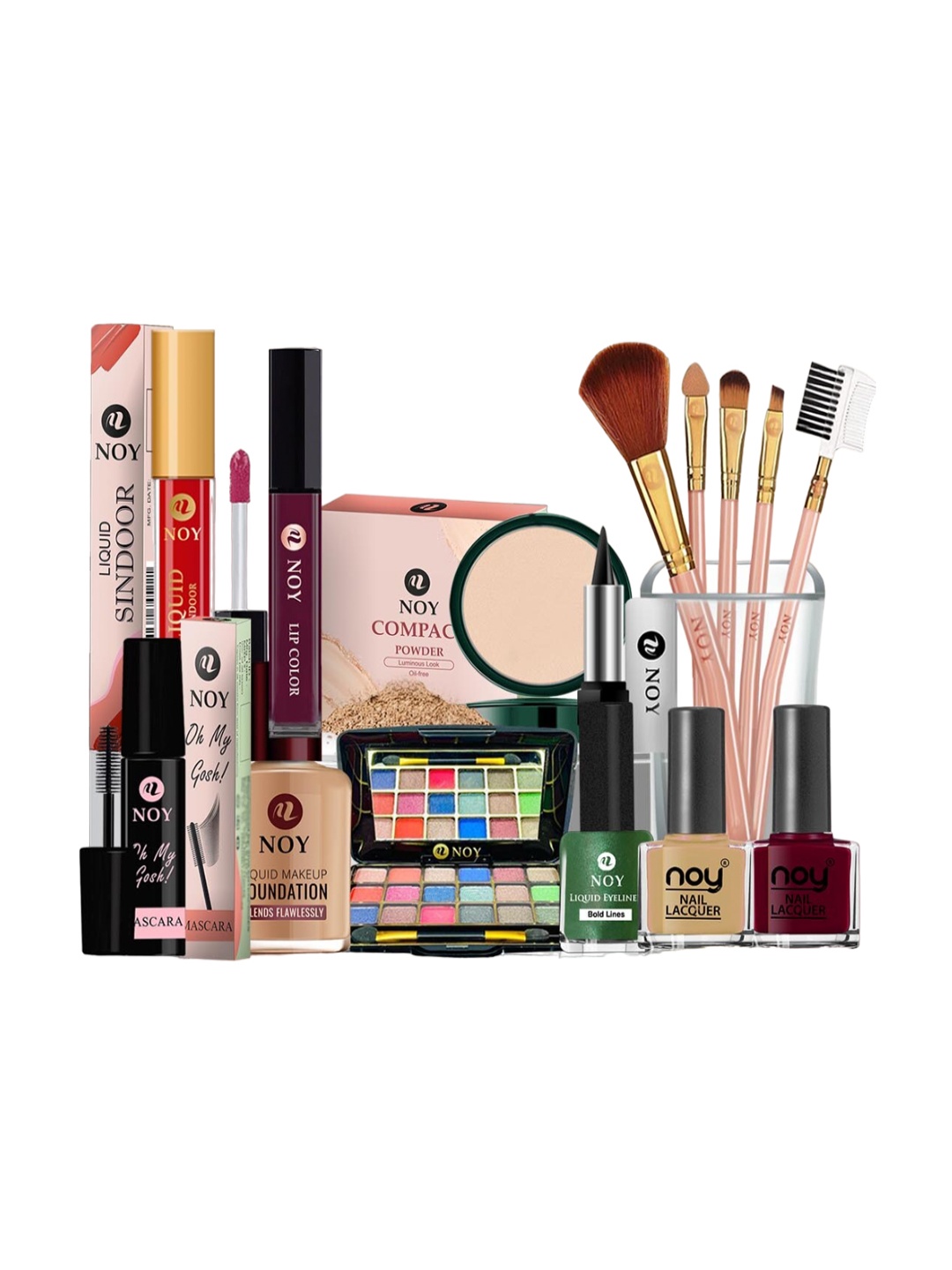 

NOY Euforia Makeup Combo - Ecstatic Pairing For Euphoric Beauty - Combo No. 1178, Multi