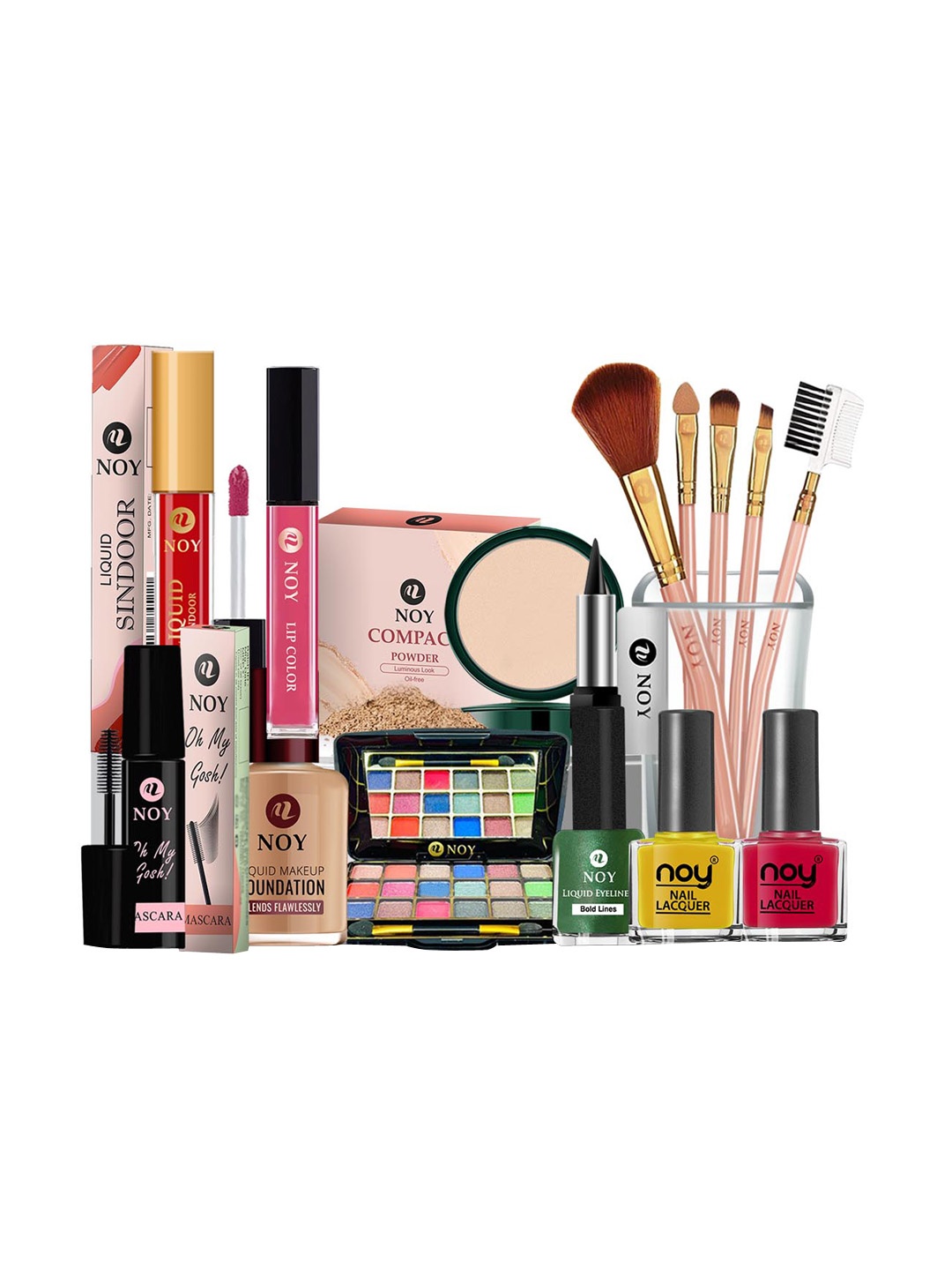 

NOY Glamour Makeup Combo - Red Carpet Ready With Glamorous Pairings - Combo No. 1443, Multi