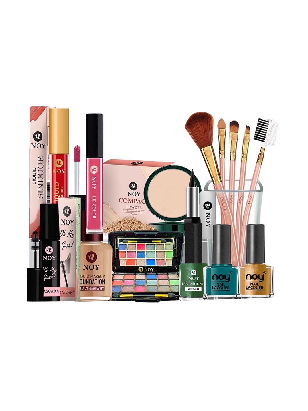 

NOY Bliss Makeup Combo - Perfect Harmony Of Beauty Essentials - Combo No. 1363, Multi