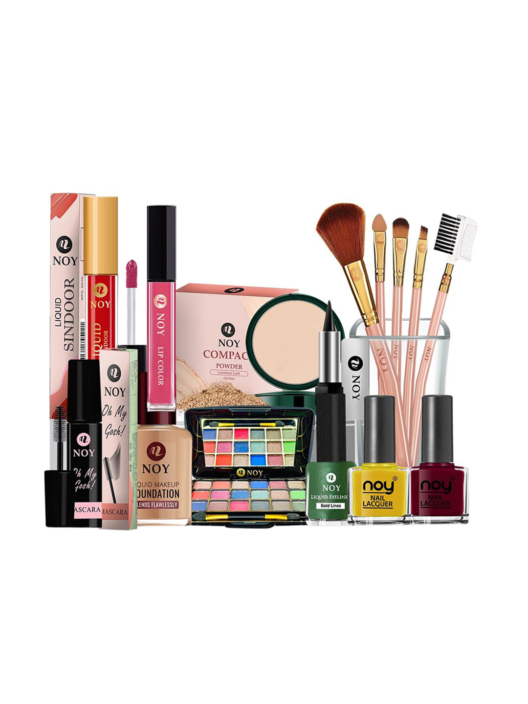 

NOY Maven Makeup Combo - Master The Art Of Stunning Beauty - Combo No. 1395, Multi