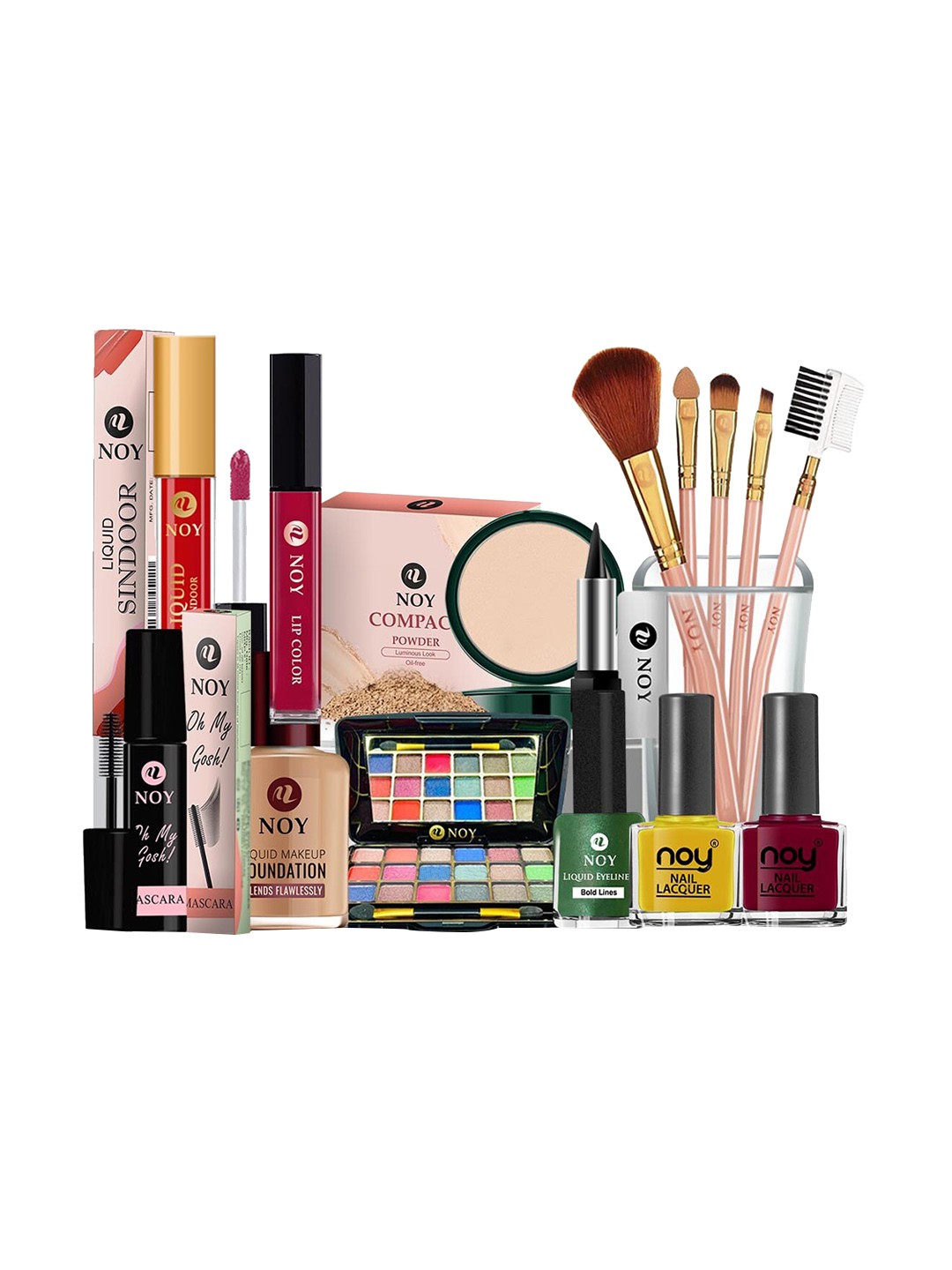 

NOY 15Pcs Luxurious Beauty Essentials - Combo No. 1404, Multi