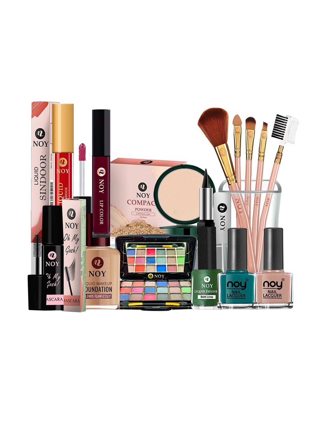 

NOY 15Pcs Luxurious Beauty Essentials - Combo No. 1392, Multi