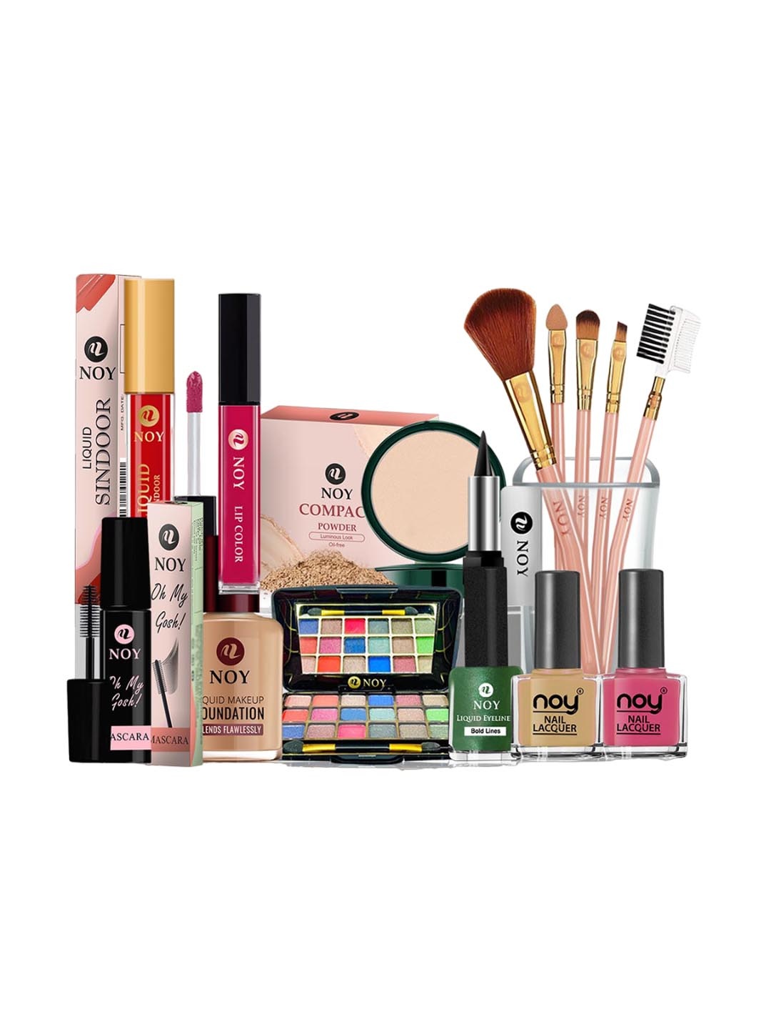 

NOY 15Pcs Luxurious Beauty Essentials - Combo No. 1161, Multi