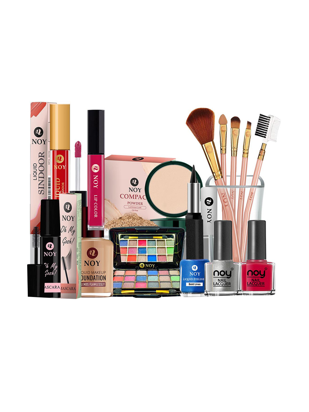 

NOY 15Pcs Luxurious Beauty Essentials - Combo No. 1137, Multi