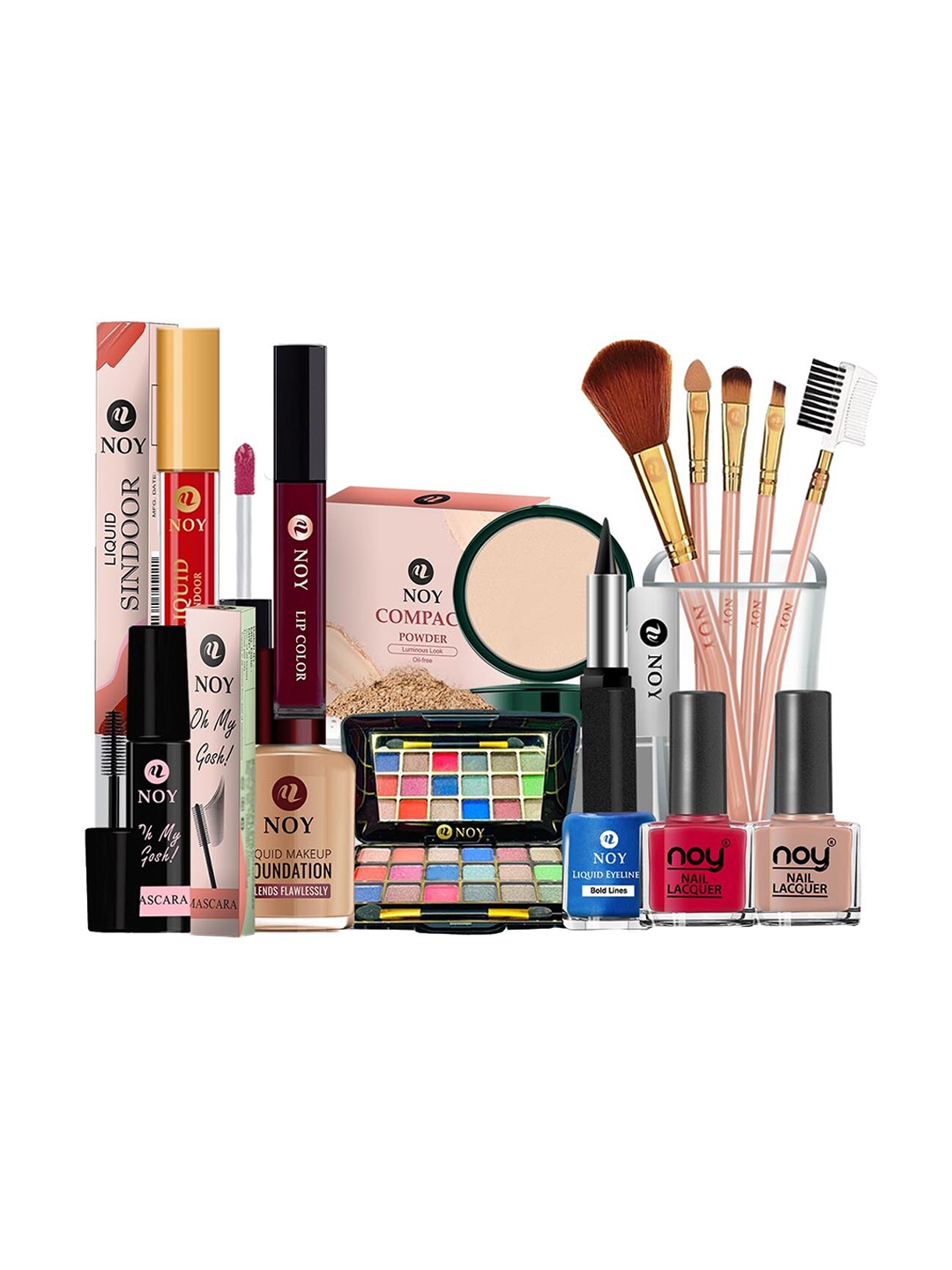 

NOY 15Pcs Luxurious Beauty Essentials - Combo No. 1152, Multi