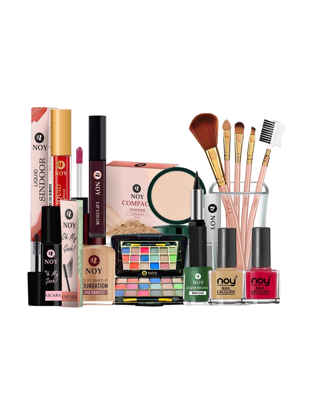 

NOY 15Pcs Luxurious Beauty Essentials - Combo No. 1230, Multi