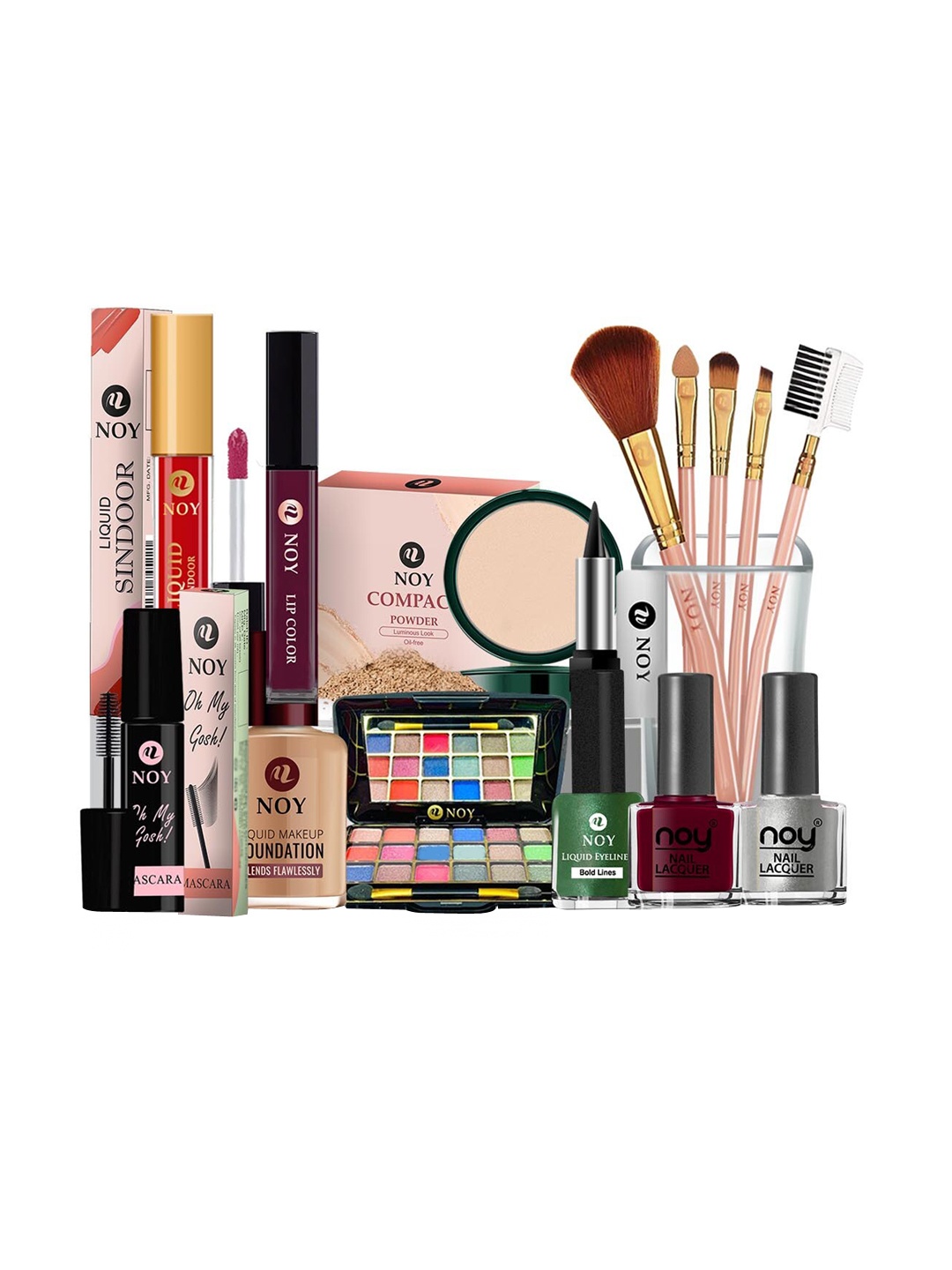 

NOY 15Pcs Luxurious Beauty Essentials - Combo No. 1490, Multi