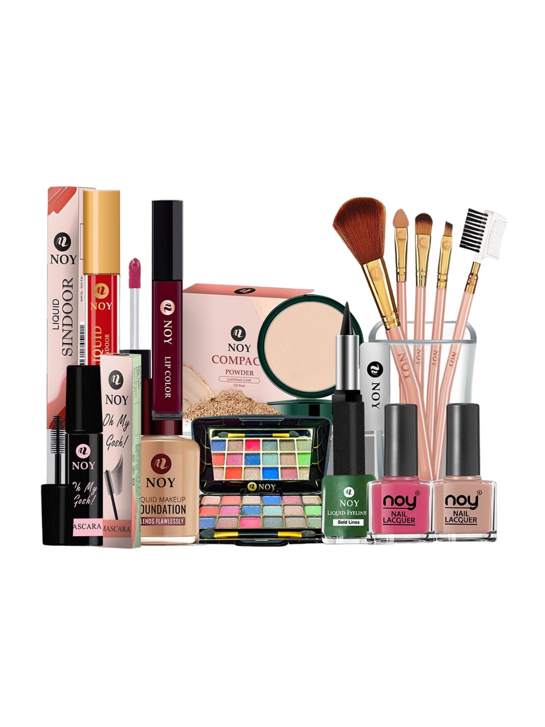 

NOY Glamour Makeup Combo - Achieve Red Carpet-Worthy Beauty Every Time - Combo No 1320, Multi