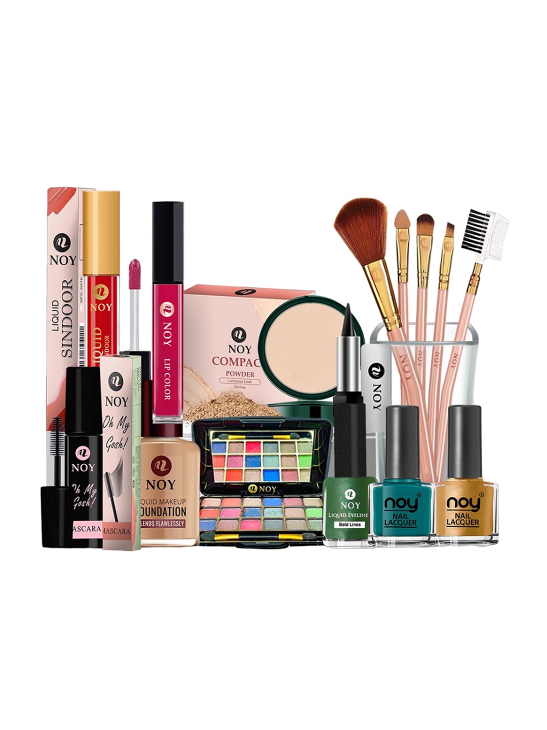

NOY Elegance Makeup Combo - Elegant Pairing For Timeless Beauty - Combo No 1369, Multi