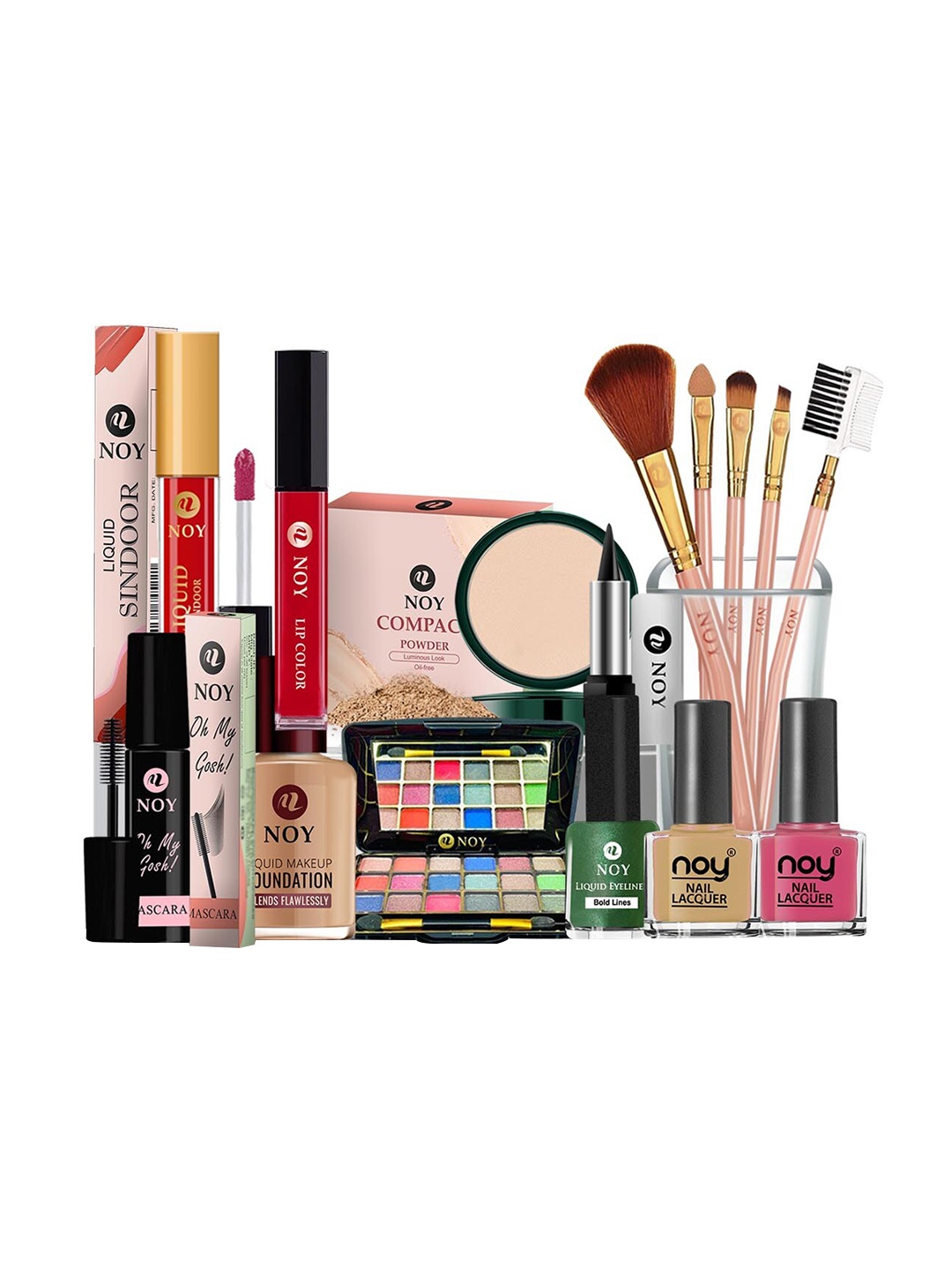 

NOY 15-Pcs Makeup Combo - 1157, Multi