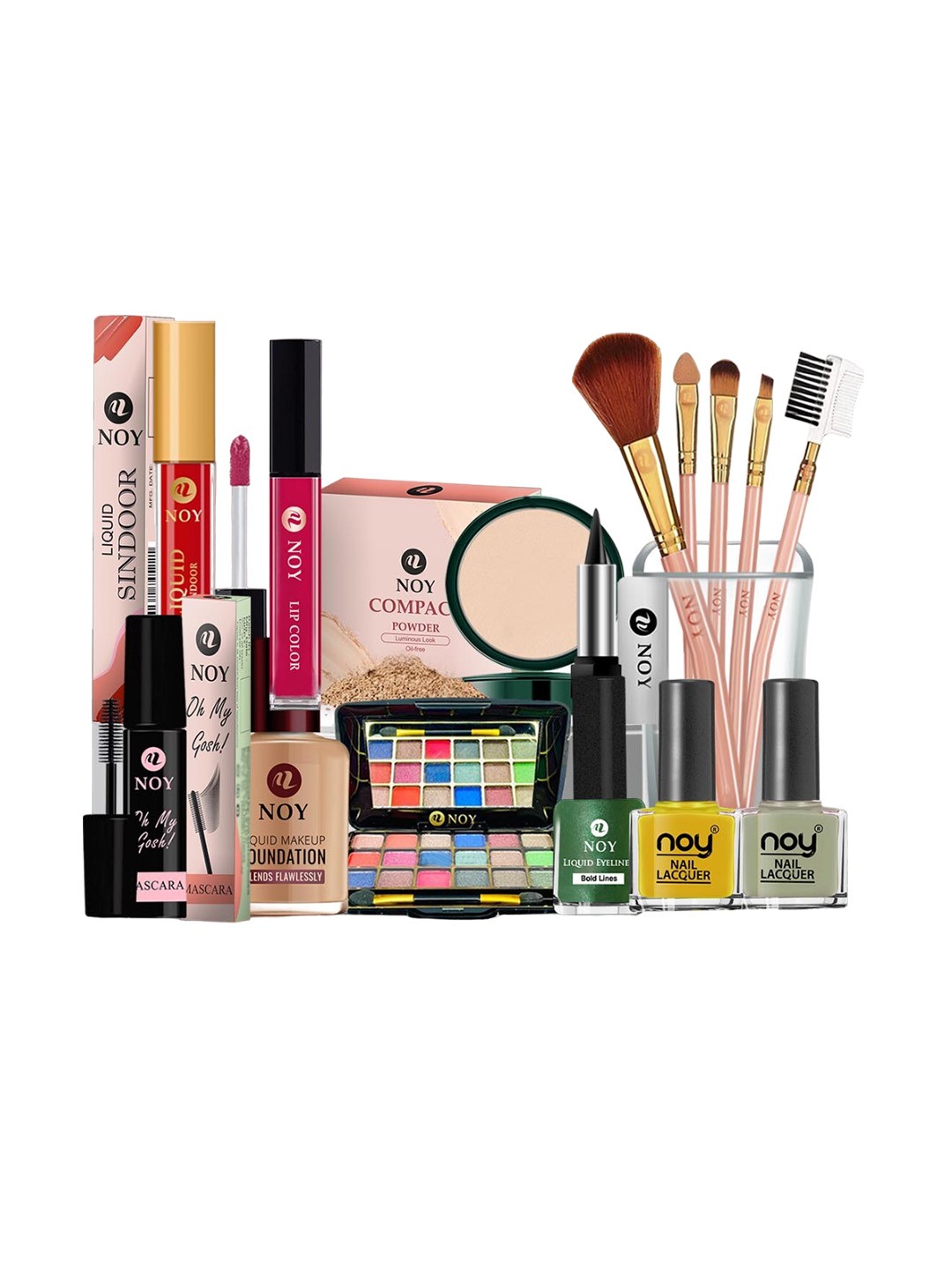 

NOY 15-Pcs Makeup Combo - No 1417, Multi