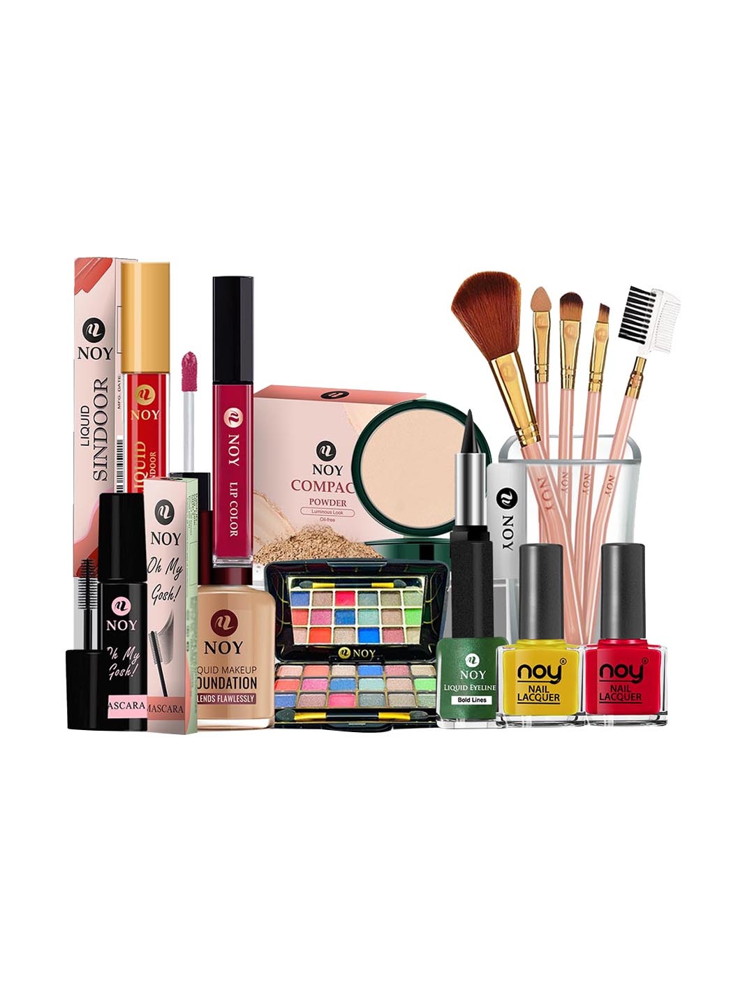 

NOY 15-Pcs Makeup Combo - 1420, Multi