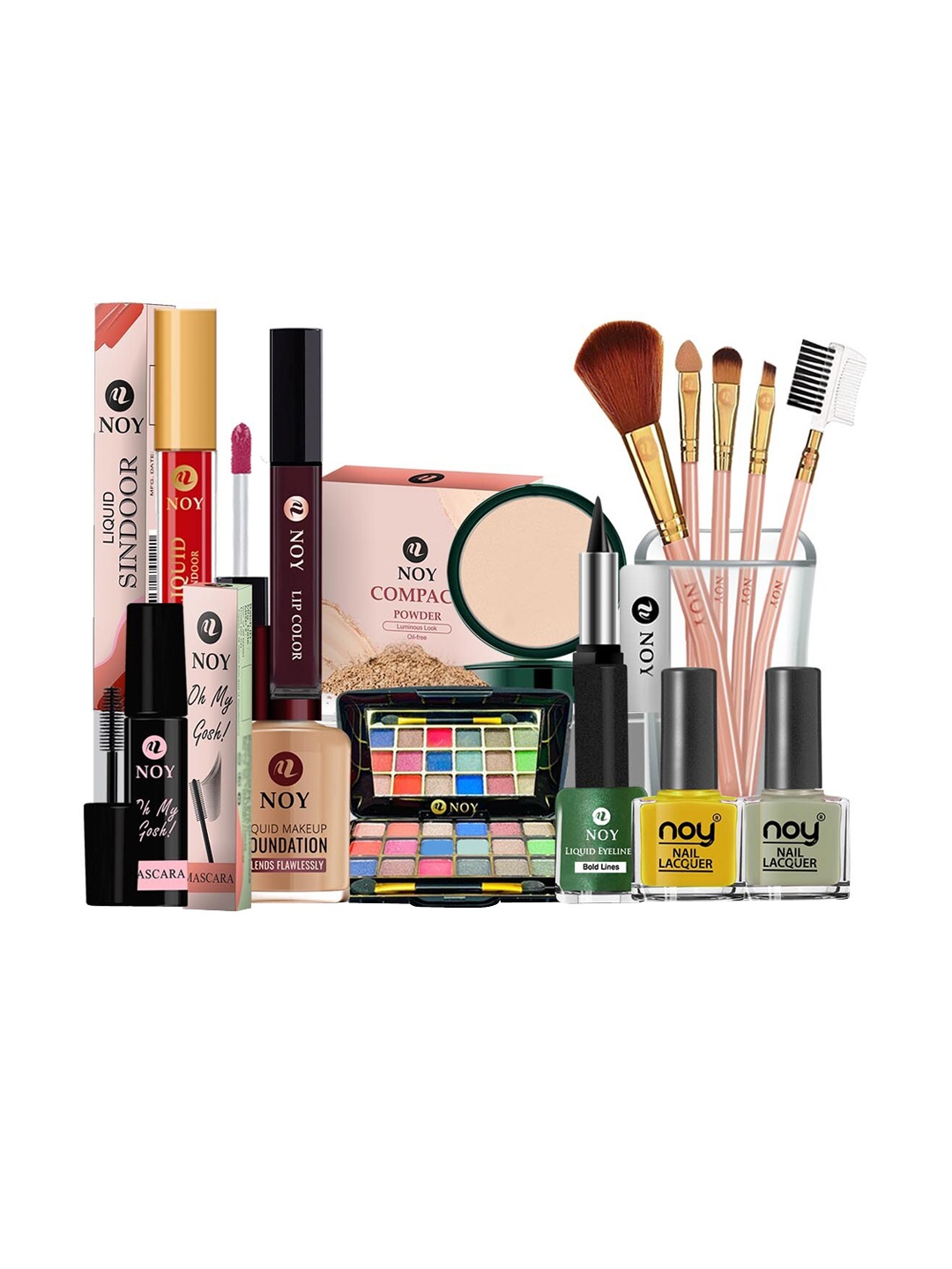 

NOY 15Pcs Luxurious Beauty Essentials - Combo No. 1414, Multi