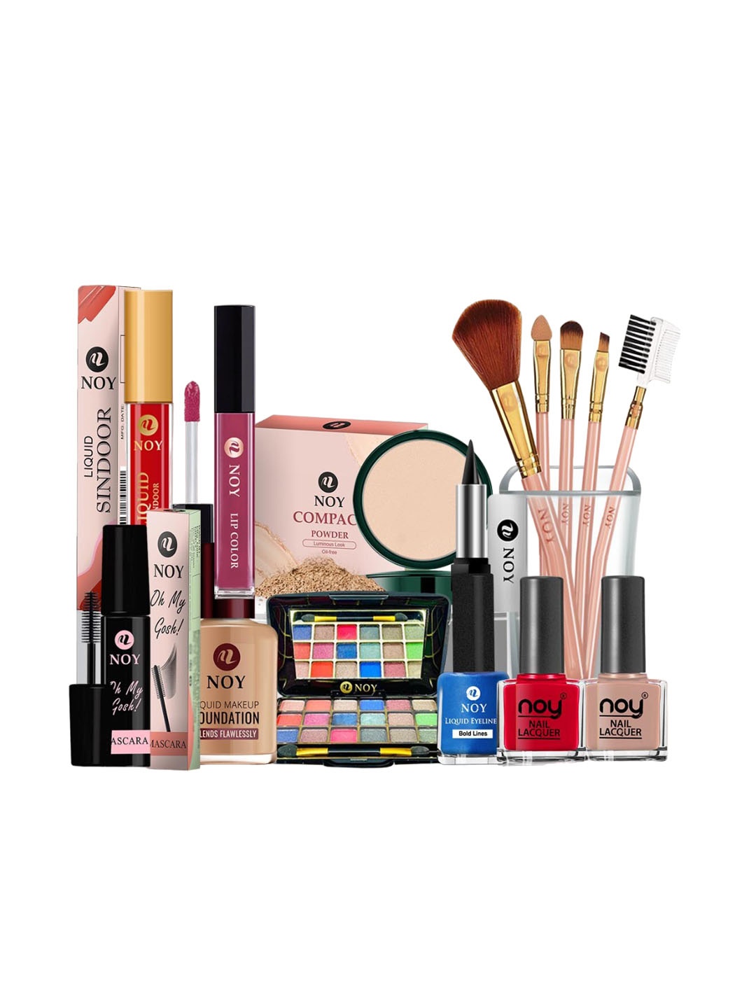 

NOY Bliss Makeup Combo - Your Perfect Match For Flawless Looks - Combo No 1103, Multi