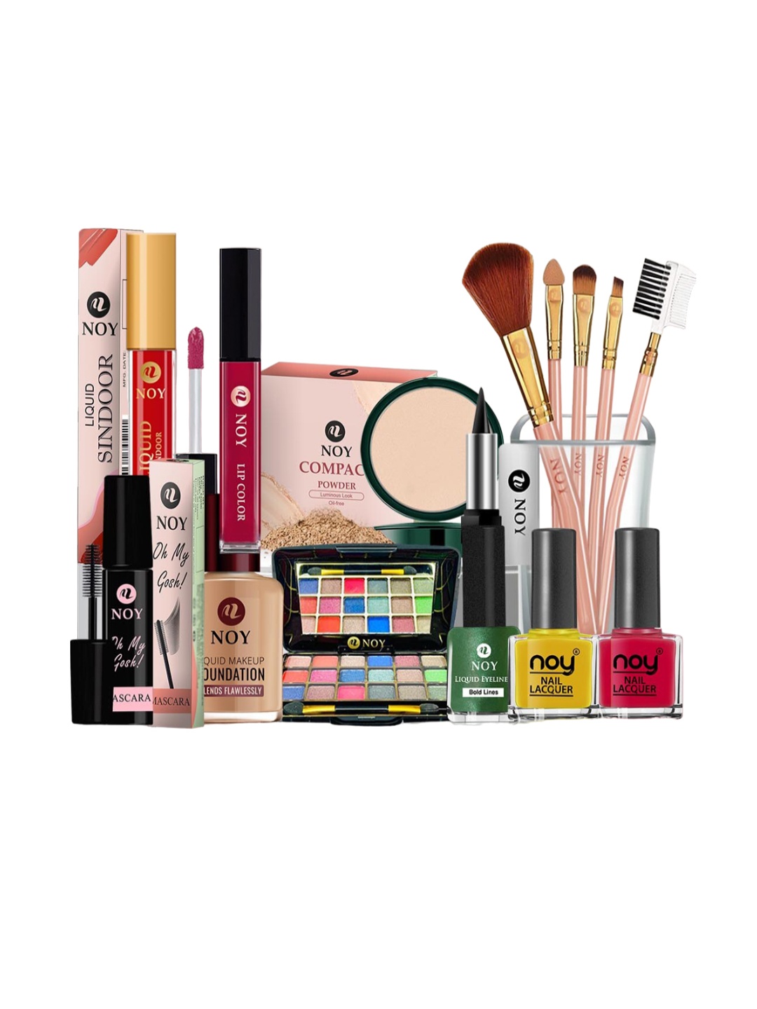 

NOY Harmonia Makeup Combo - Balanced Beauty Achieved In Perfect Blend - Combo No 1444, Multi