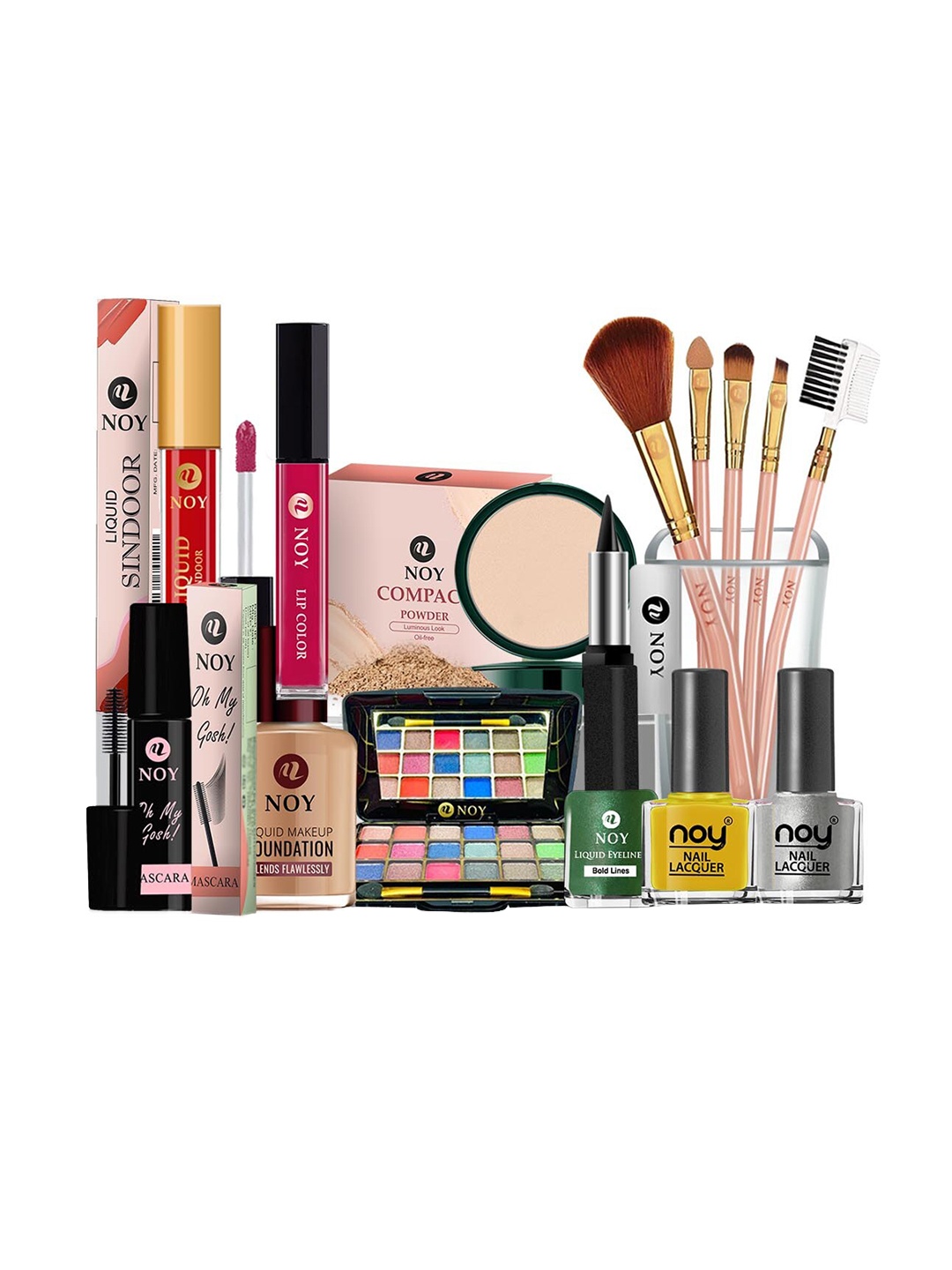 

NOY Set Of 15 Fusion Waterproof Makeup Combo - No.1441, Multi