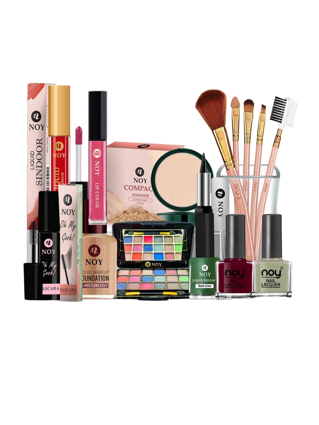 

NOY 15Pcs Luxurious Beauty Essentials - Combo No. 1467, Multi