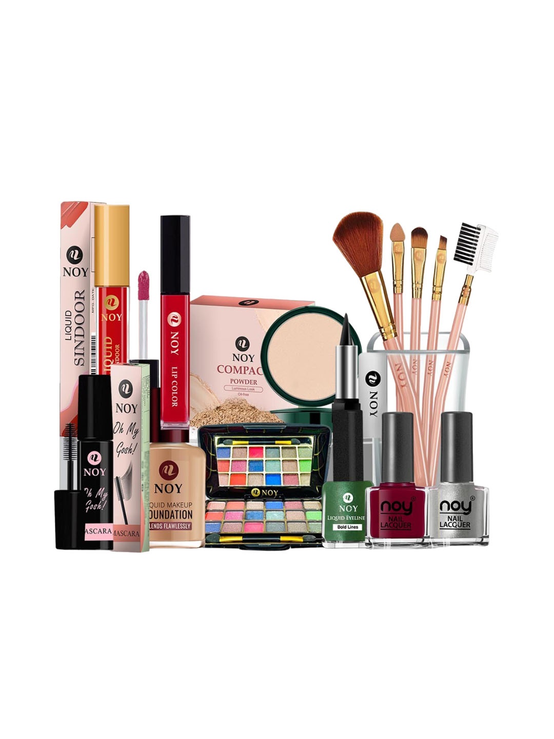 

NOY 15Pcs Luxurious Beauty Essentials - Combo No. 1541, Multi