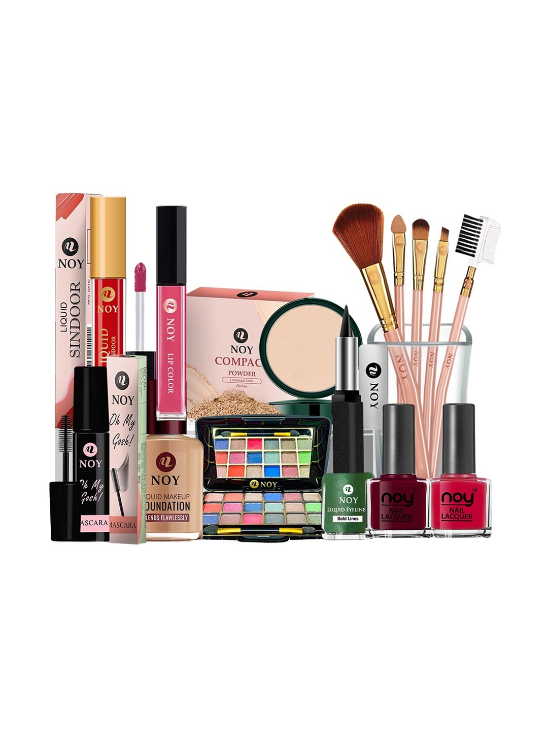 

NOY Set Of 15 Waterproof Makeup Combo - #1499, Peach