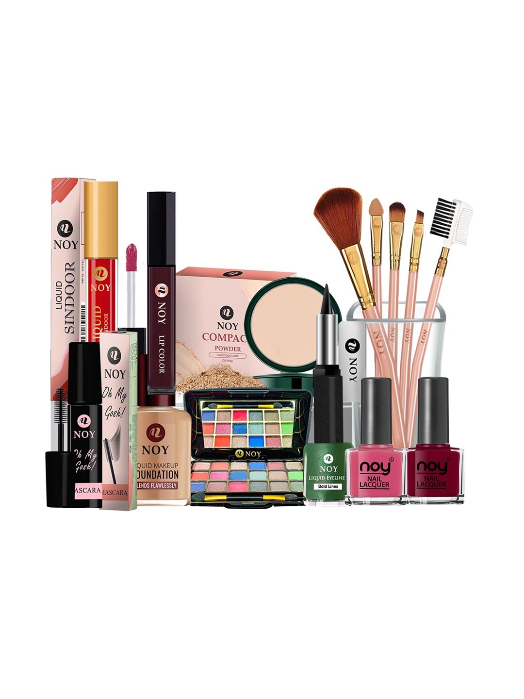 

NOY Splendor Makeup Combo - Opulent Elegance In Perfect Harmony - Combo No 1270, Multi