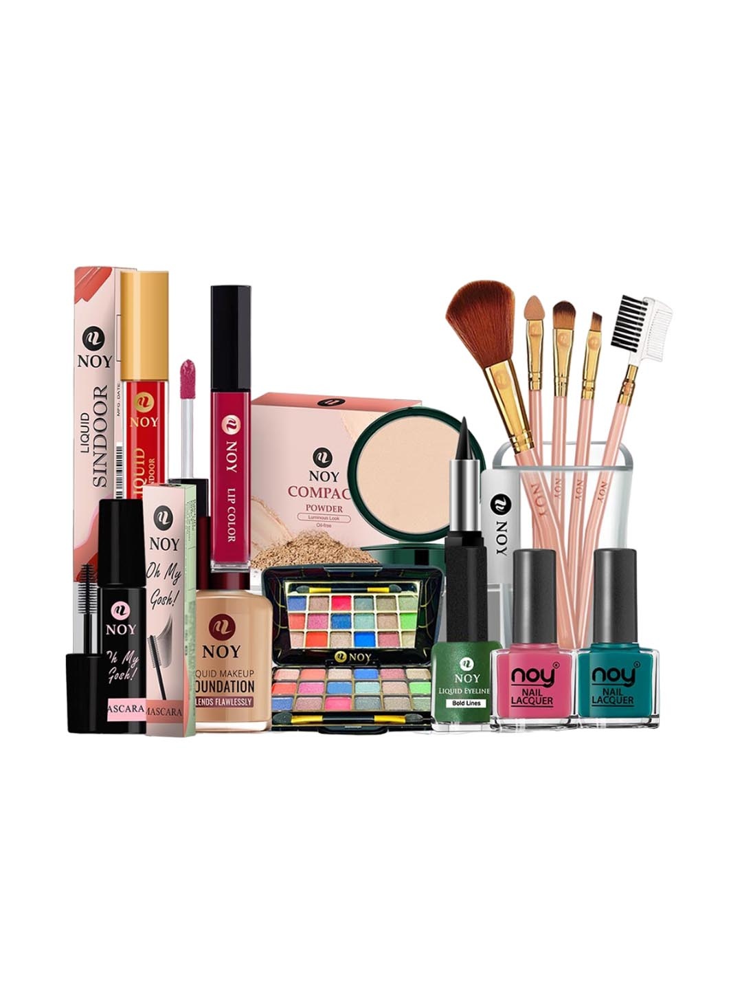 

NOY Harmonia Makeup Combo - Balanced Beauty Achieved In Perfect Blend - Combo No 1244, Multi