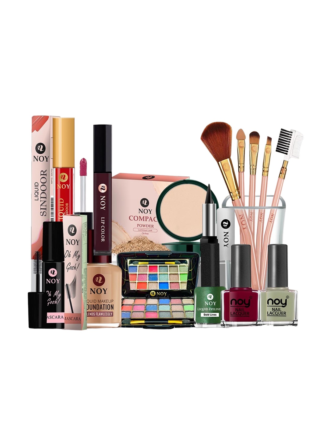 

NOY 15Pcs Luxurious Beauty Essentials - Combo No. 1518, Multi