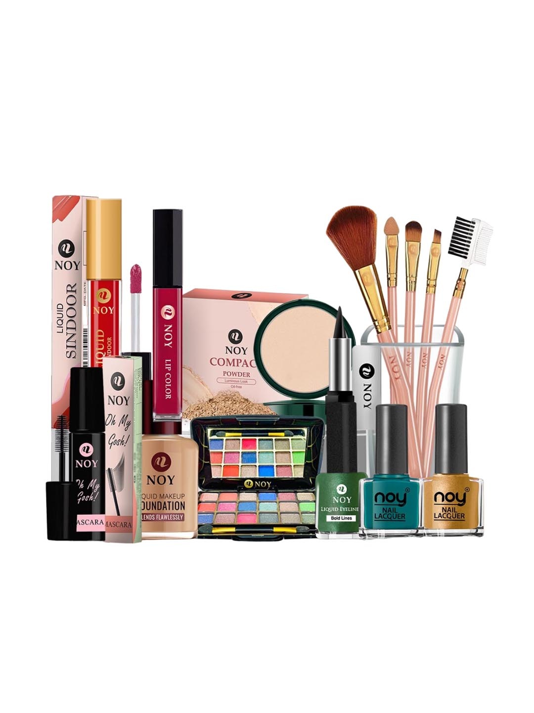 

NOY Bliss Makeup Combo - Your Perfect Match For Flawless Looks - Combo No 1364, Multi