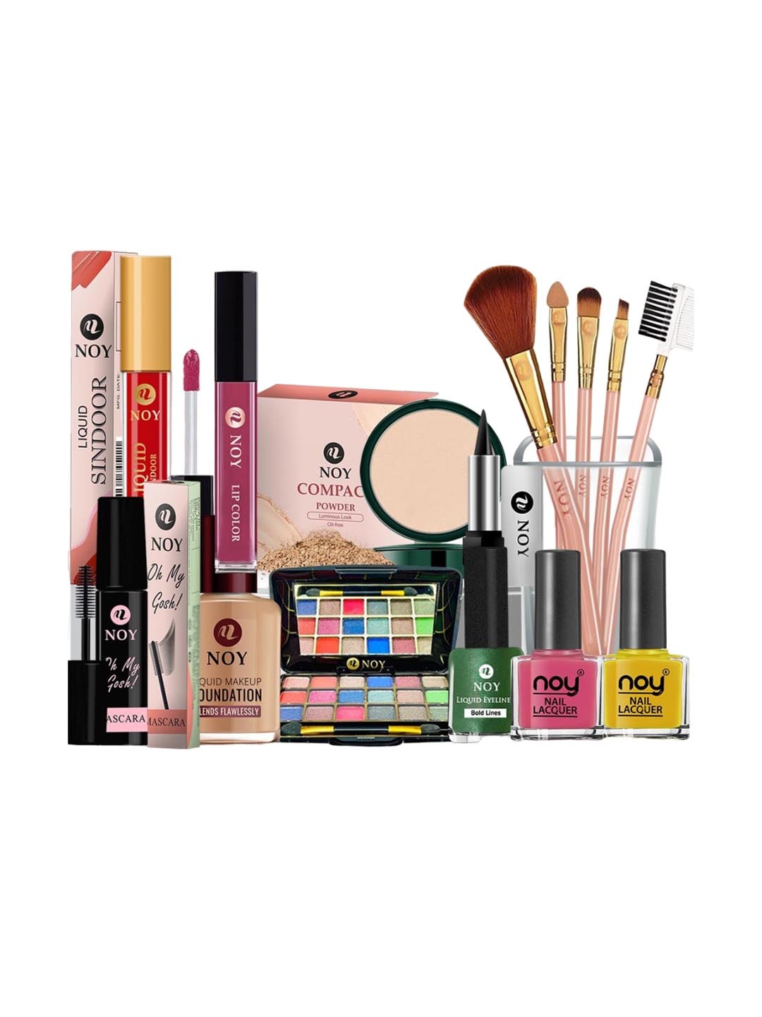 

NOY Set Of 15 Waterproof Makeup Combo - #1255, Purple