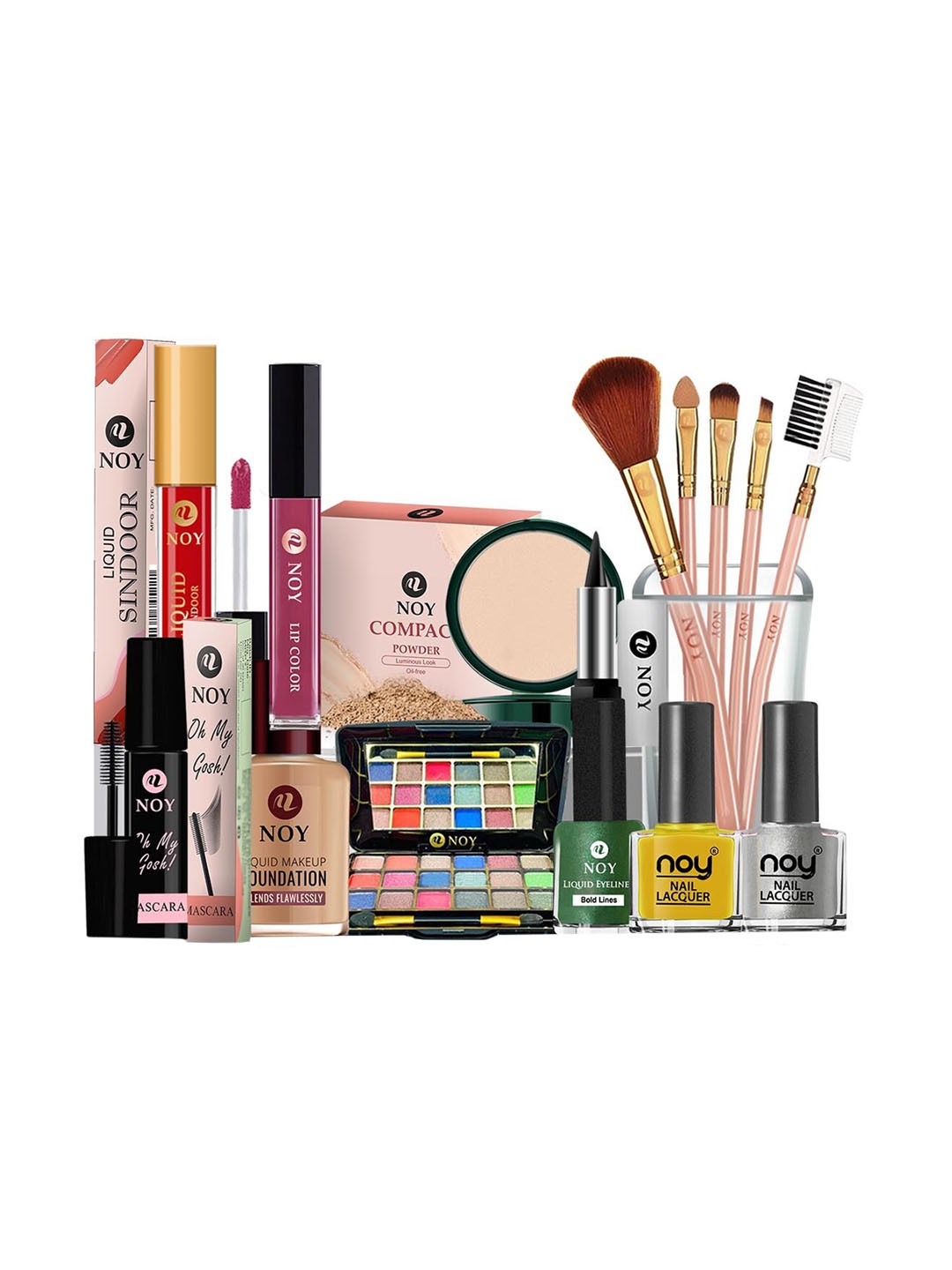 

NOY Euforia 15Pcs Makeup Combo-Ecstatic Pairing For Euphoric Beauty - Combo No 1439, Purple